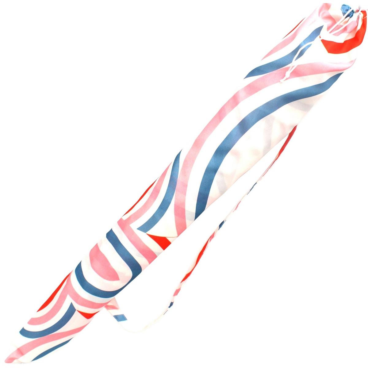 Umbrela de plaja 160 cm cu structura metalica, inclinare reglabila, husa transport, multicolor [3]