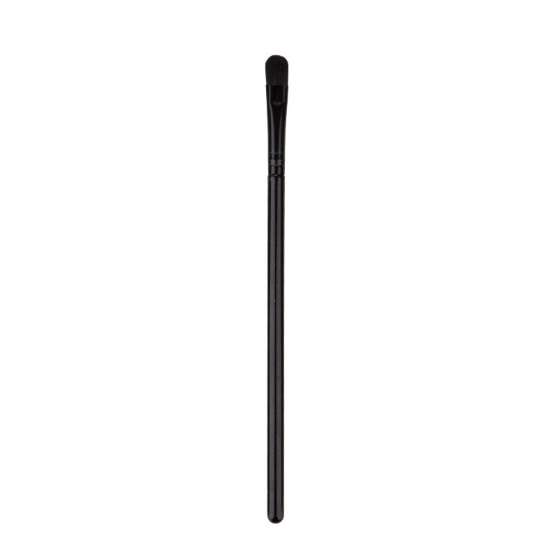 ✨TOATE PRODUSELE✨ - Pensula Plata de Machiaj, , din Par Sintetic, pentru Detalii, 16 cm, Negru