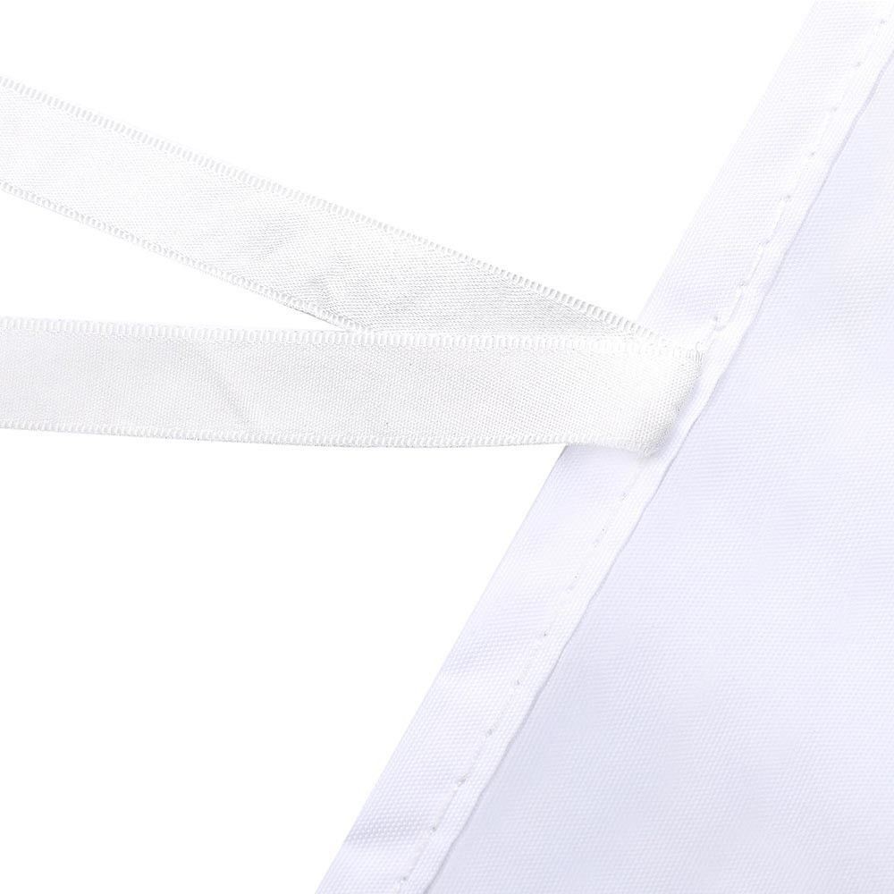 Perete Lateral Cort Evenimente 18 m, , material textil oxfort 700D Alb [3]