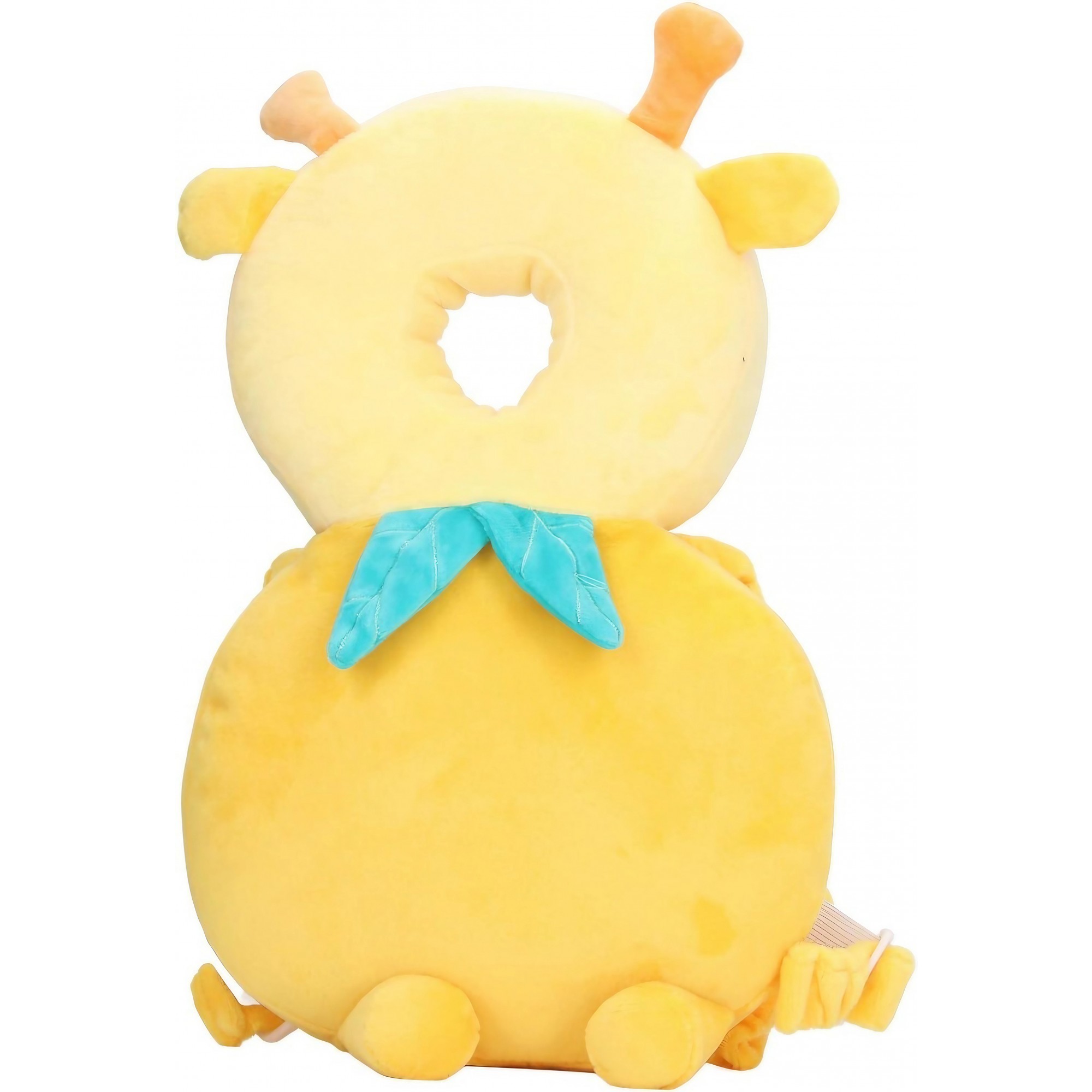 ✨TOATE PRODUSELE✨ - Perna tip Rucsac pentru Protectia Capului, , Tetiera tip Girafa, pentru Bebelusi, 33x6x19 cm, 180 g, Galben