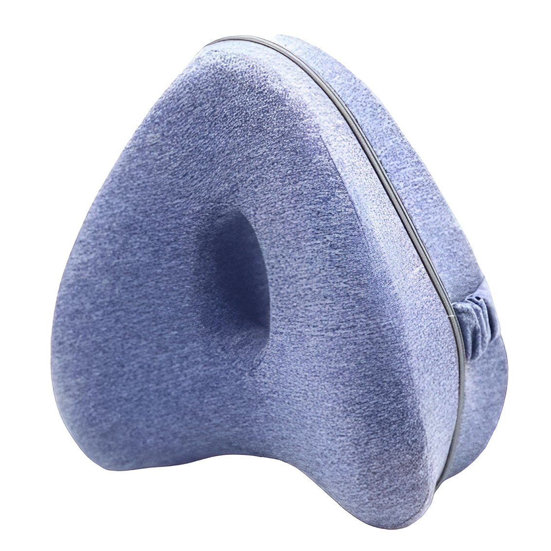 ✨TOATE PRODUSELE✨ - Perna Ortopedica pentru Picioare, , Multifunctionala, Confortabilă, in Forma de Inima, Spuma cu Memorie, Curea Anti-cadere, 25x23x13 cm, Albastru