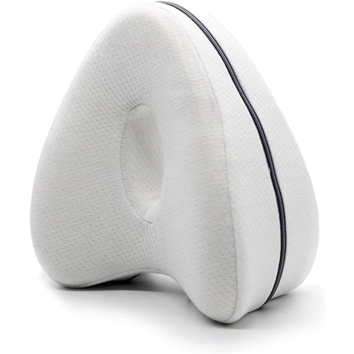Perna Ortopedica pentru Picioare, , Multifunctionala, Confortabilă, in Forma de Inima, Spuma cu Memorie, Curea Anti-cadere, 25x23x13 cm, Alb [5]