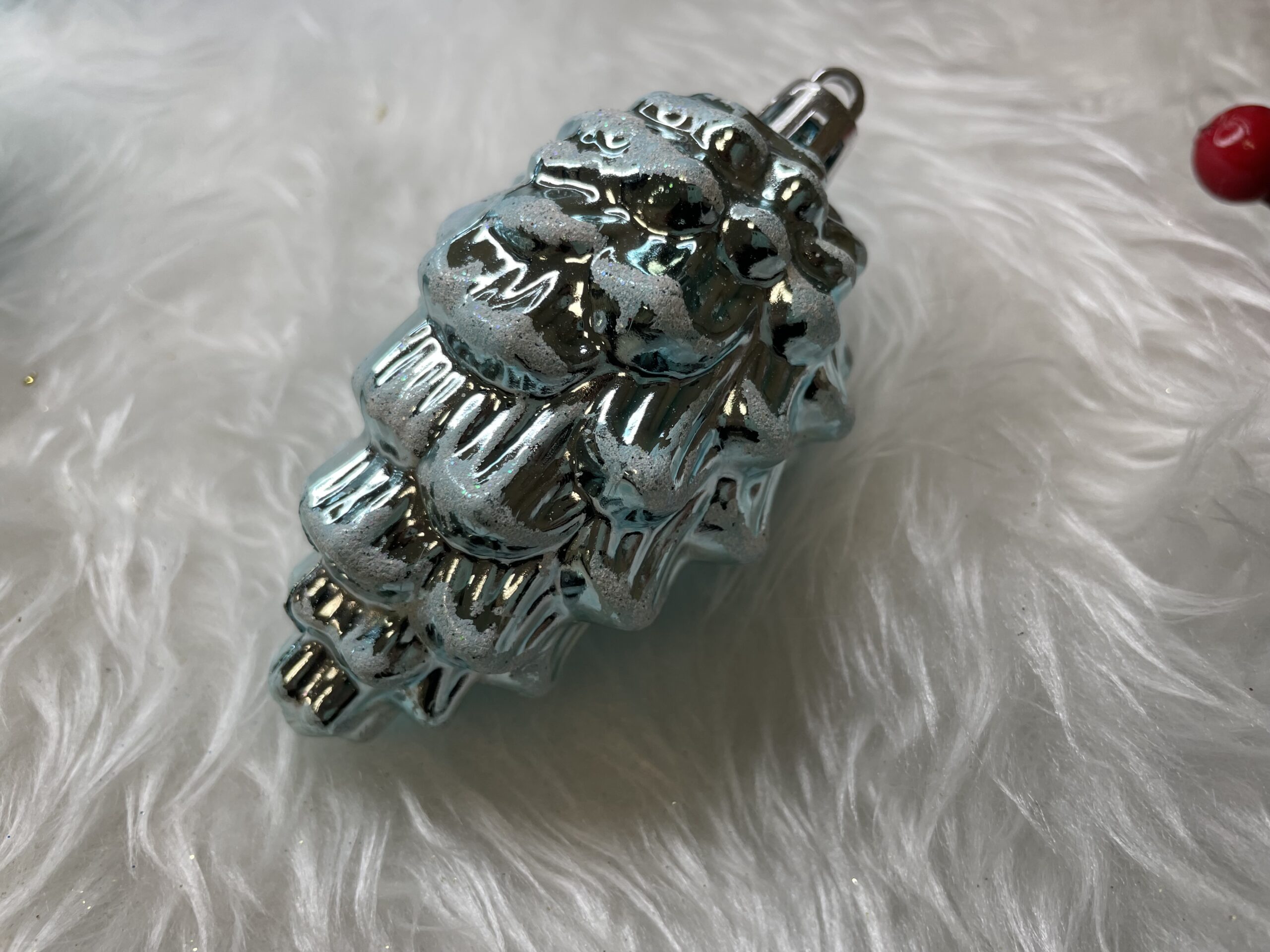 Set globuri si decoratiuni de Craciun, 72 piese, diverse dimensiuni, albastru [32]