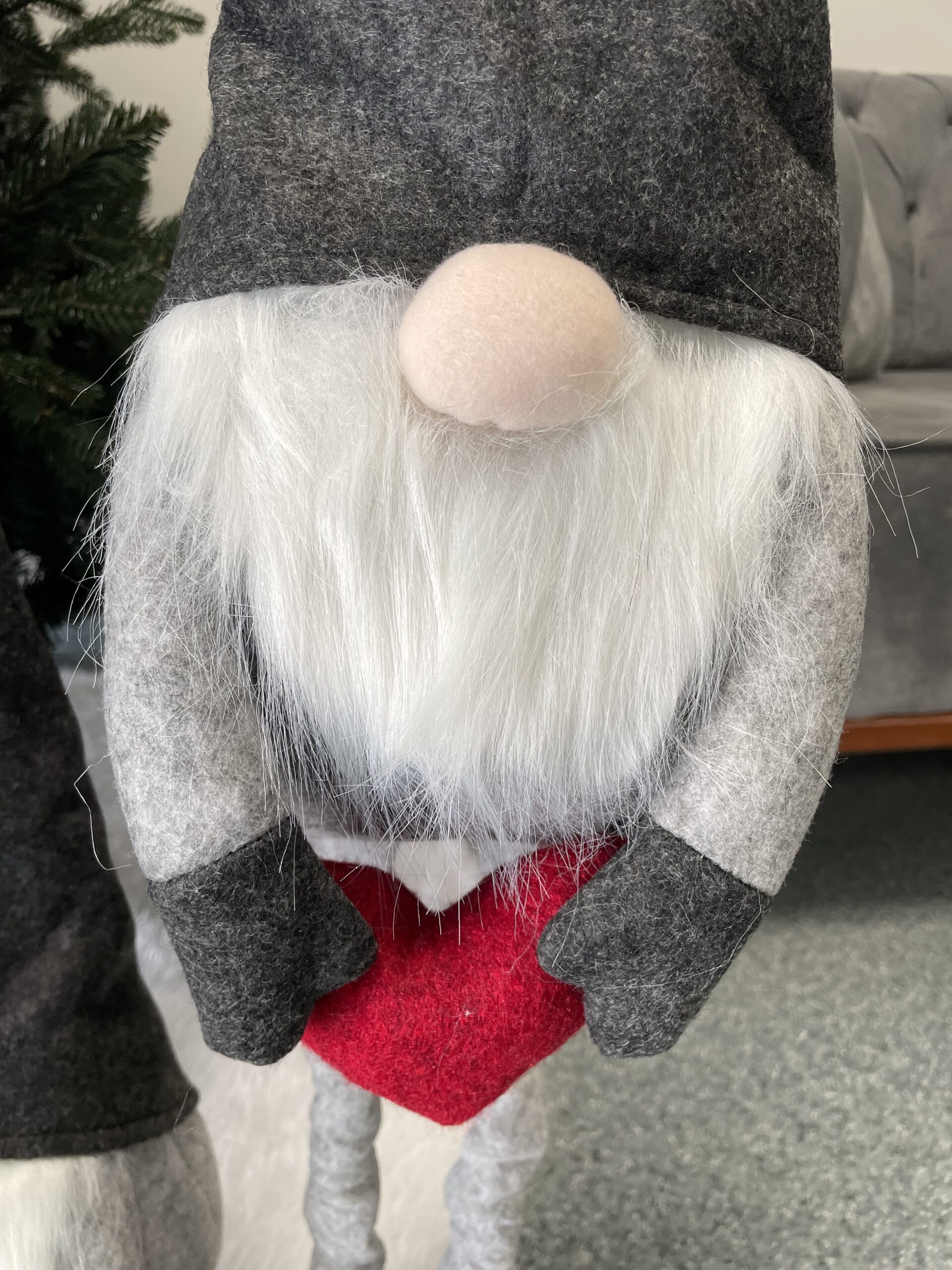 Figurina Craciun, Spiridus, picioare telescopice, inaltime extensibila 63-93cm [19]