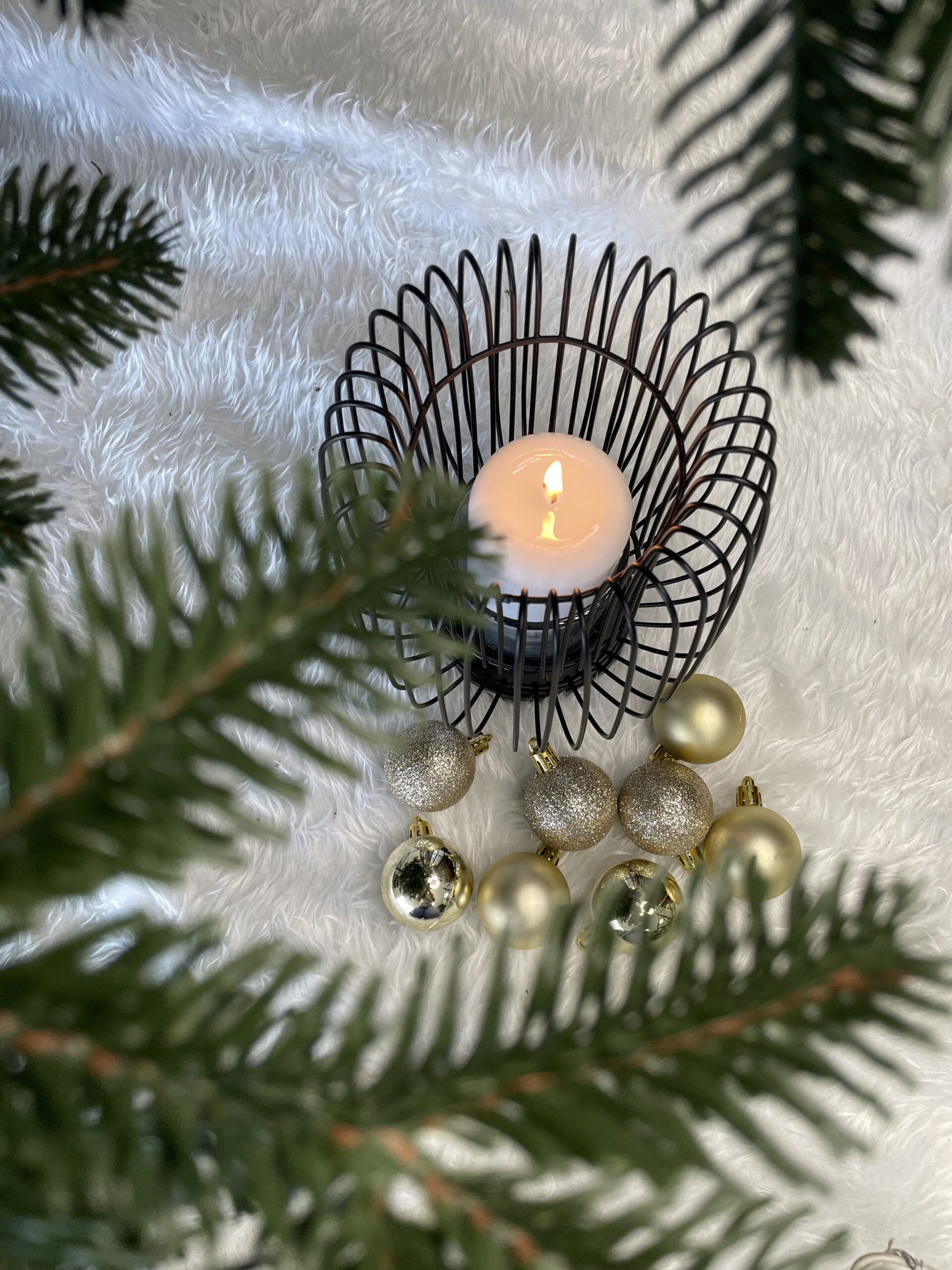 Set globuri de Craciun, 20 bucati, 3 modele, 4cm, argintiu rose [14]