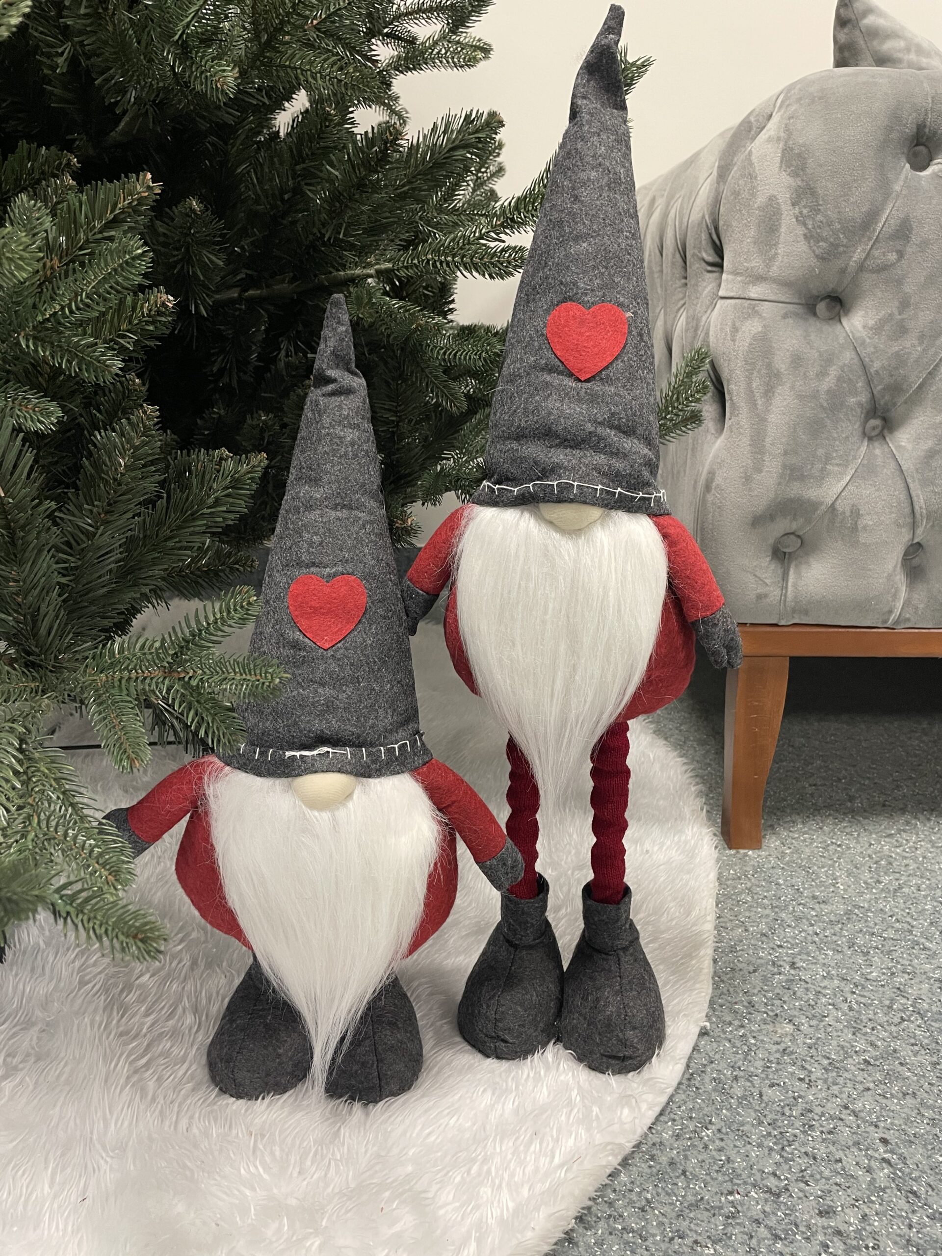 Figurina Craciun, Spiridus, picioare telescopice, inaltime extensibila 52-67cm [16]