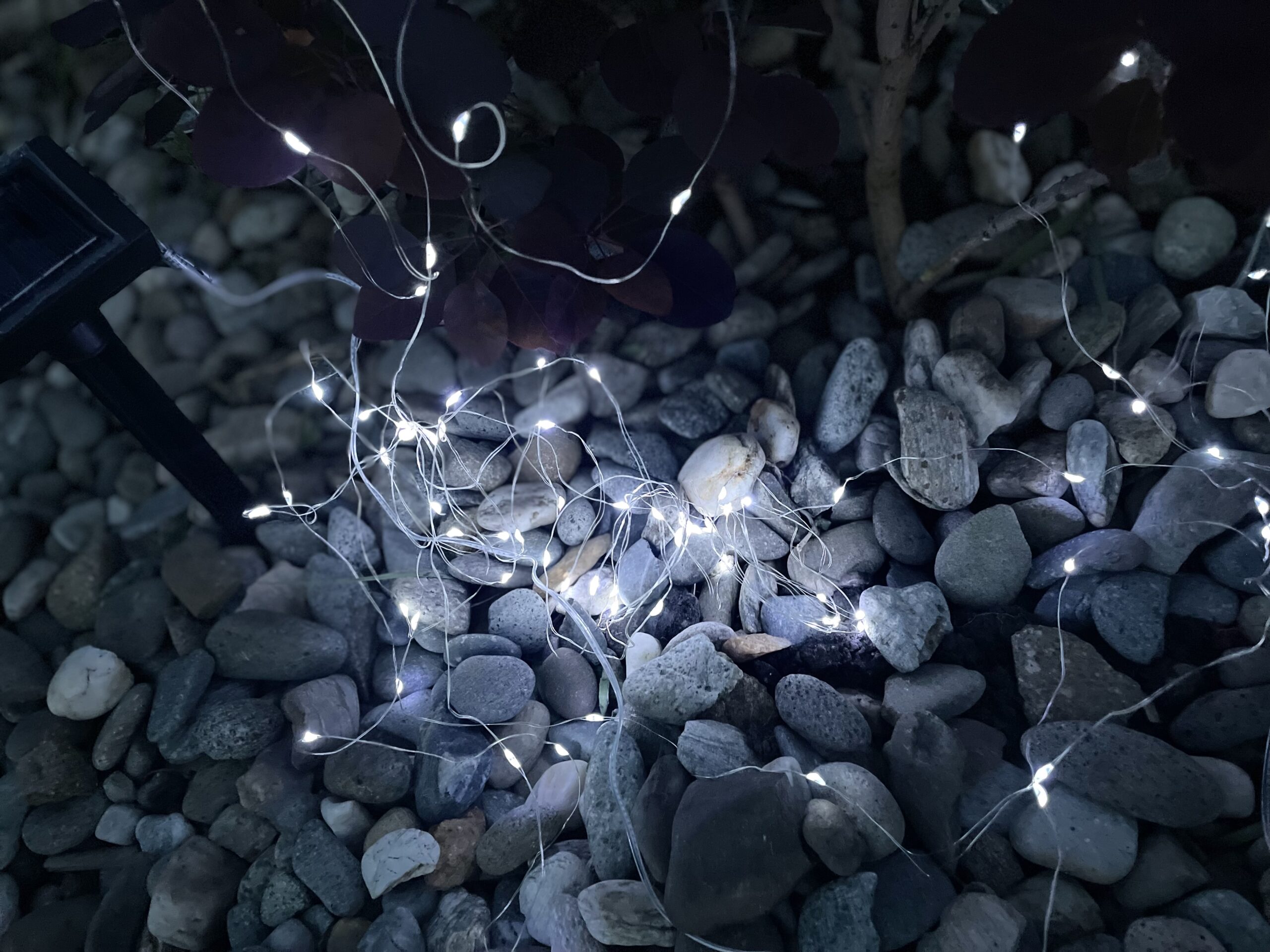 Ghirlanda luminoasa liniara, 100 LED-uri, 990cm, incarcare solara, alb rece [6]