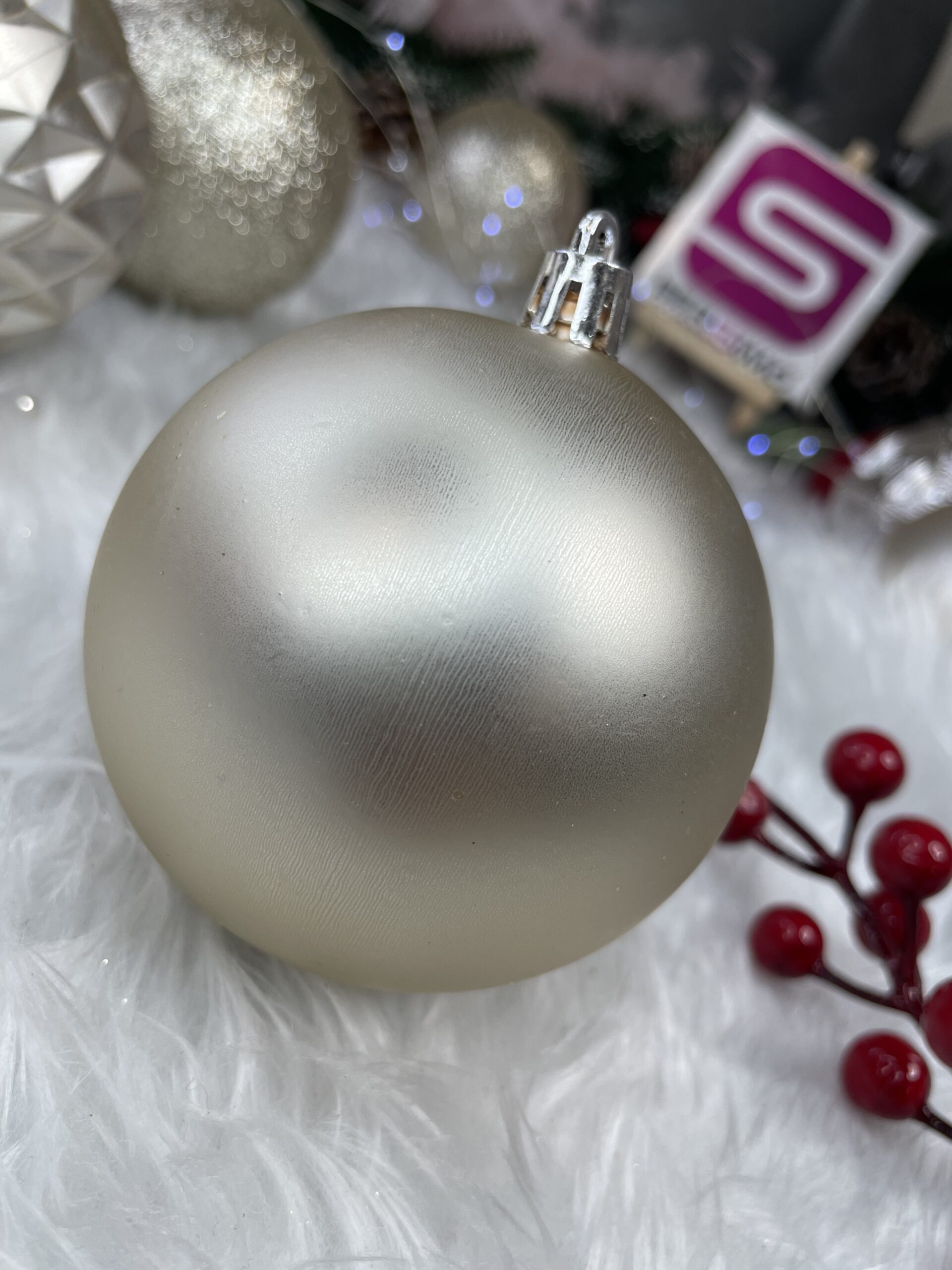 Set globuri de Craciun, 30 bucati, 6 modele, 8cm, auriu [12]