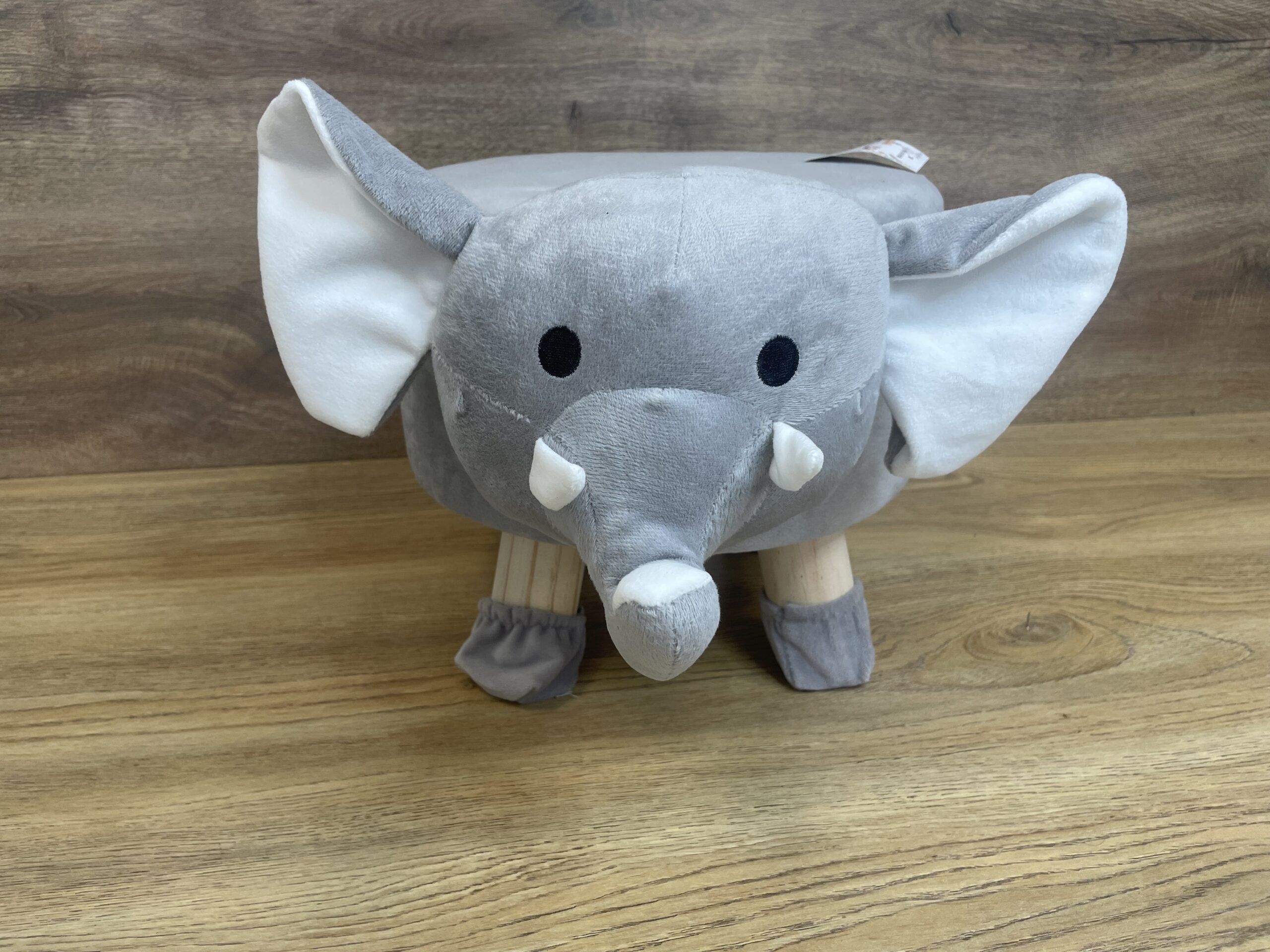 Taburet pentru copii, 28x25cm, maxim 50kg, model elefant [2]