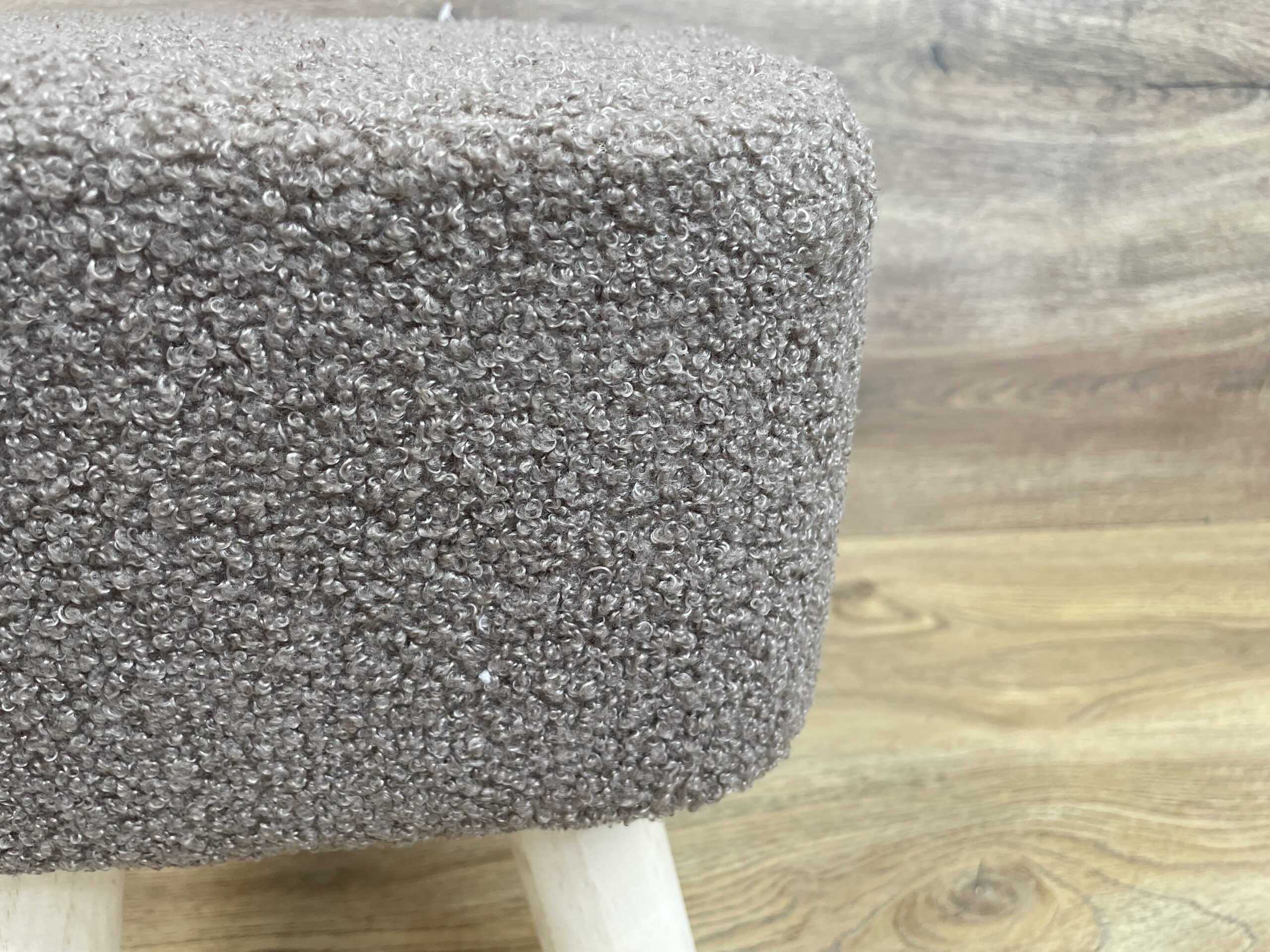 Taburet pentru copii, patrat, 26x26x34cm, maxim 50kg, maro [5]