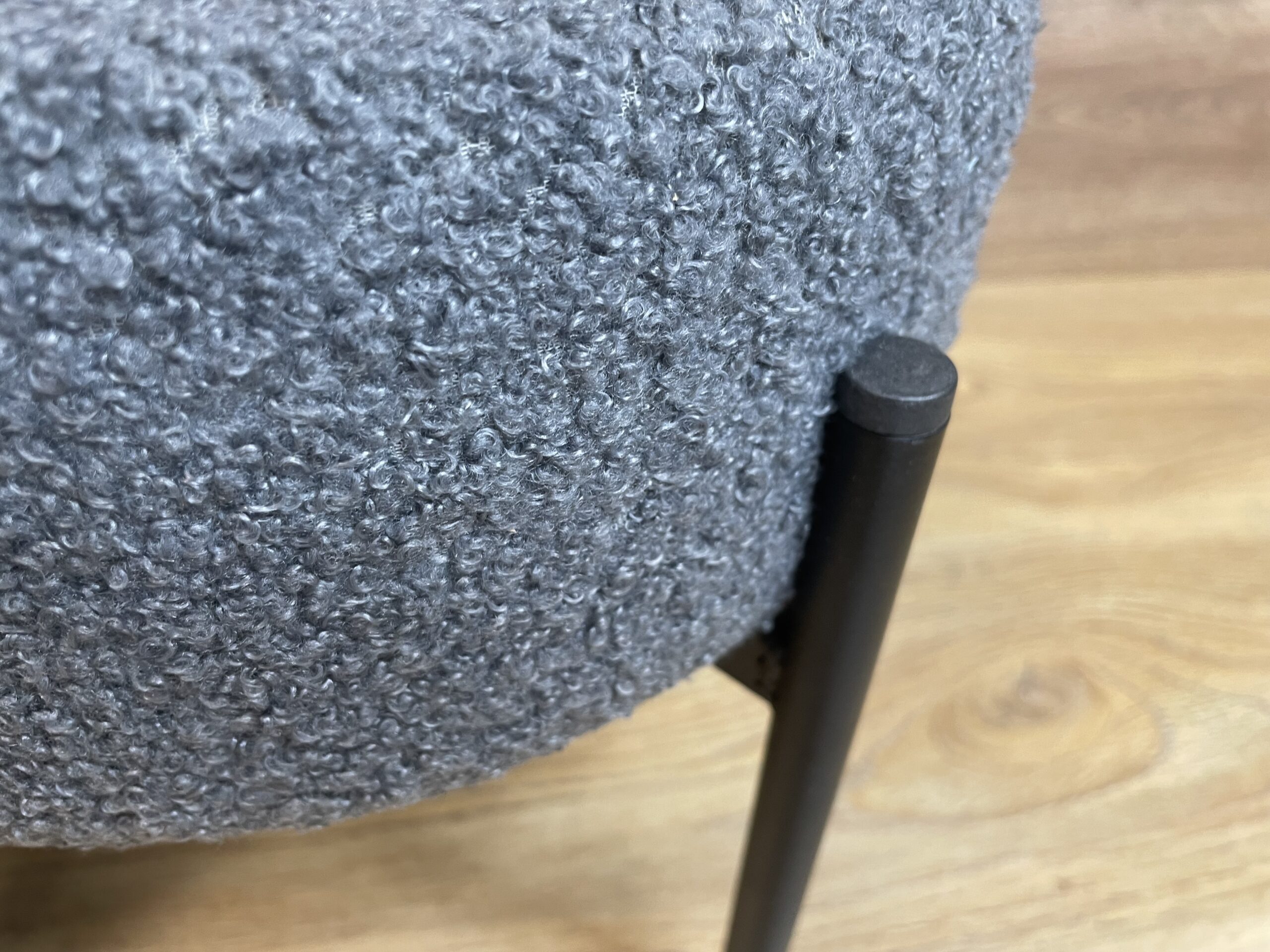 Taburet pentru copii, rotund, spatiu depozitare, 31x28cm, maxim 50kg, gri [8]