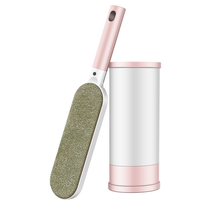 Accesorii Ingrijire Casa - Perie Electrostatica, , Pentru Curatarea Parului/Scamelor de pe Haine si Tapiterii, 2 Fete, Autocuratare, 31 x 8.5 cm, Roz