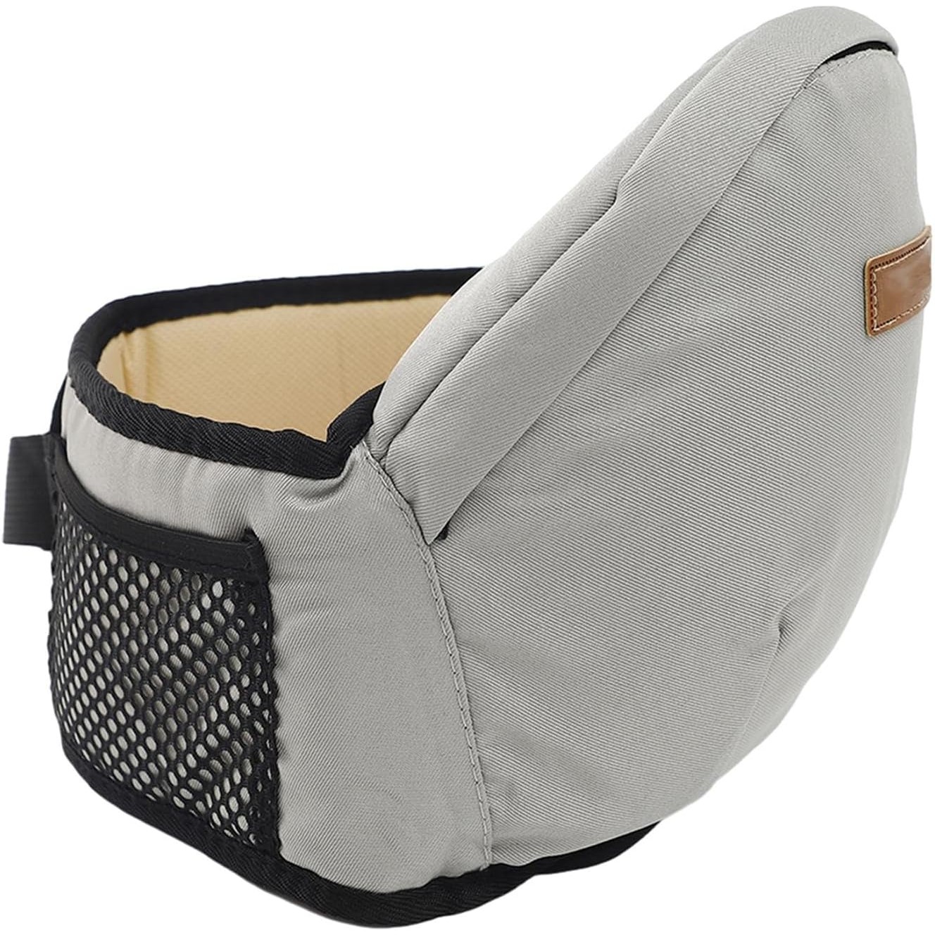 Articole pentru copii - Port-Bebe Ergonomic Ajustabil cu Scaun, 3 Pozitii, Bumbac Respirabil, pentru Copii 0-3 Ani, 20 kg Maxim, 25 x 22 x 18 cm, Gri