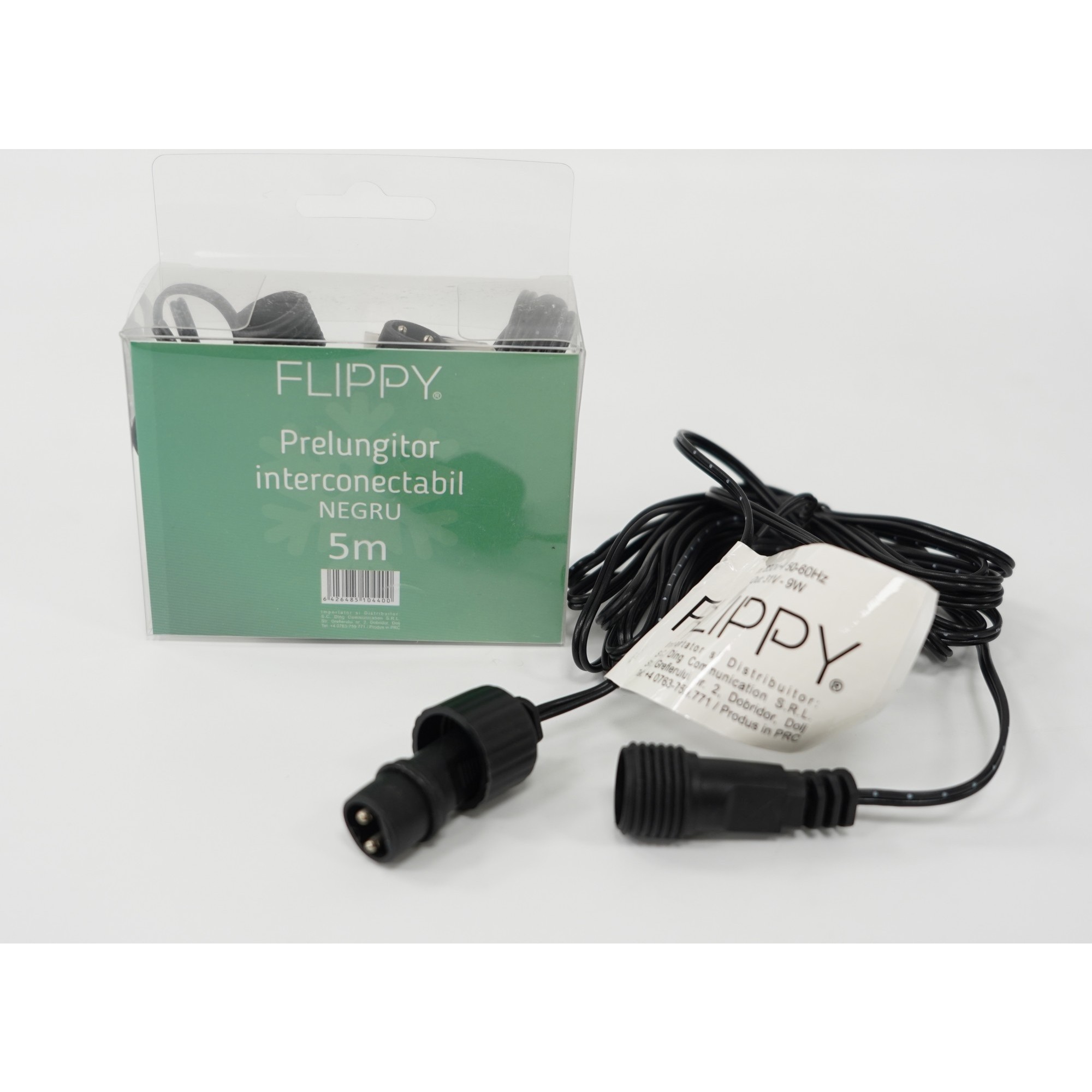 Accesorii si componente - Prelungitor Instalatie 5 m Fir Negru