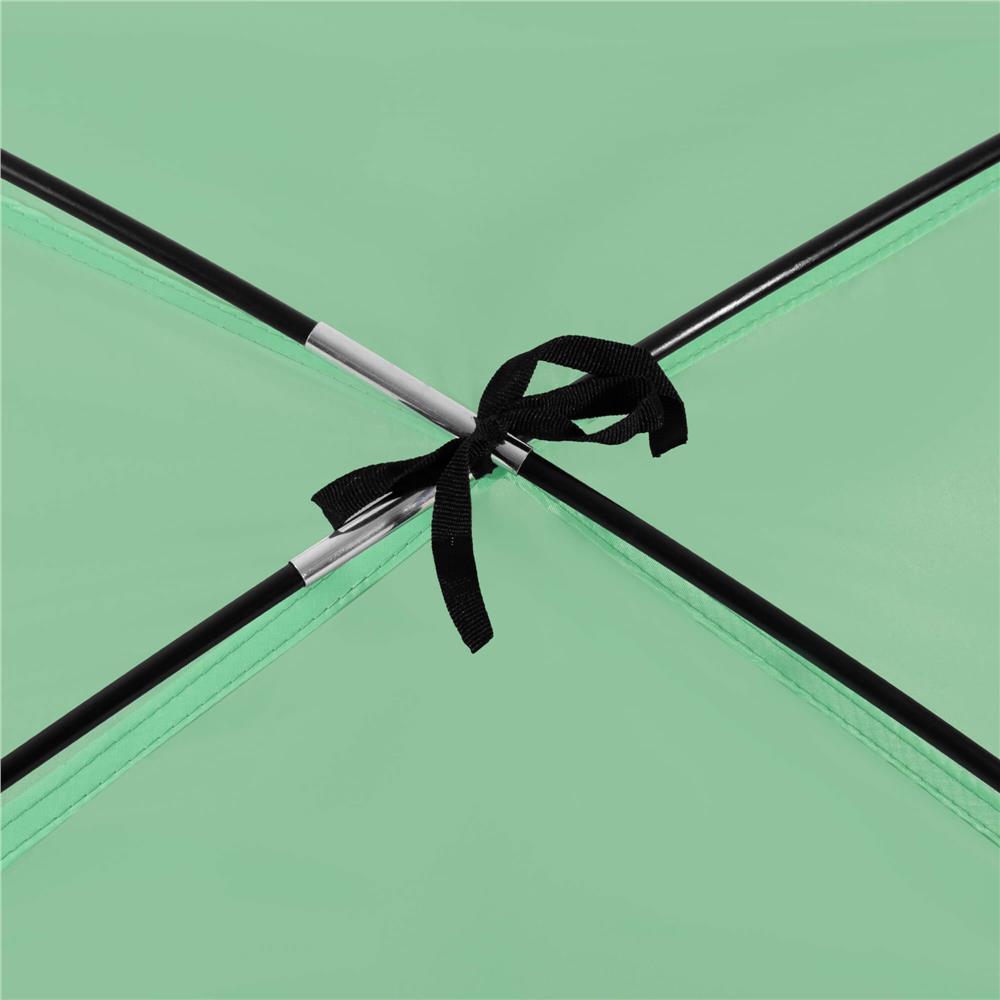 Cort plaja XXL semi-inchis cu protectie UV, podea izolanta, 210x120x112 cm, verde [3]