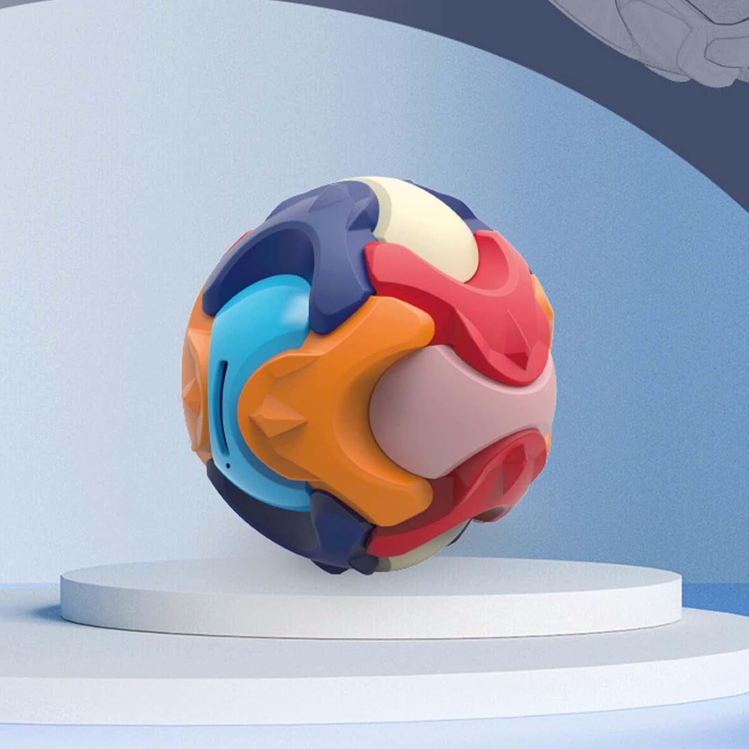 Pusculita Sub Forma de Minge, , de Construit, se Asambleaza/Dezasambleaza, din Plastic, 16.5x16.5x16.5, Multicolor [3]