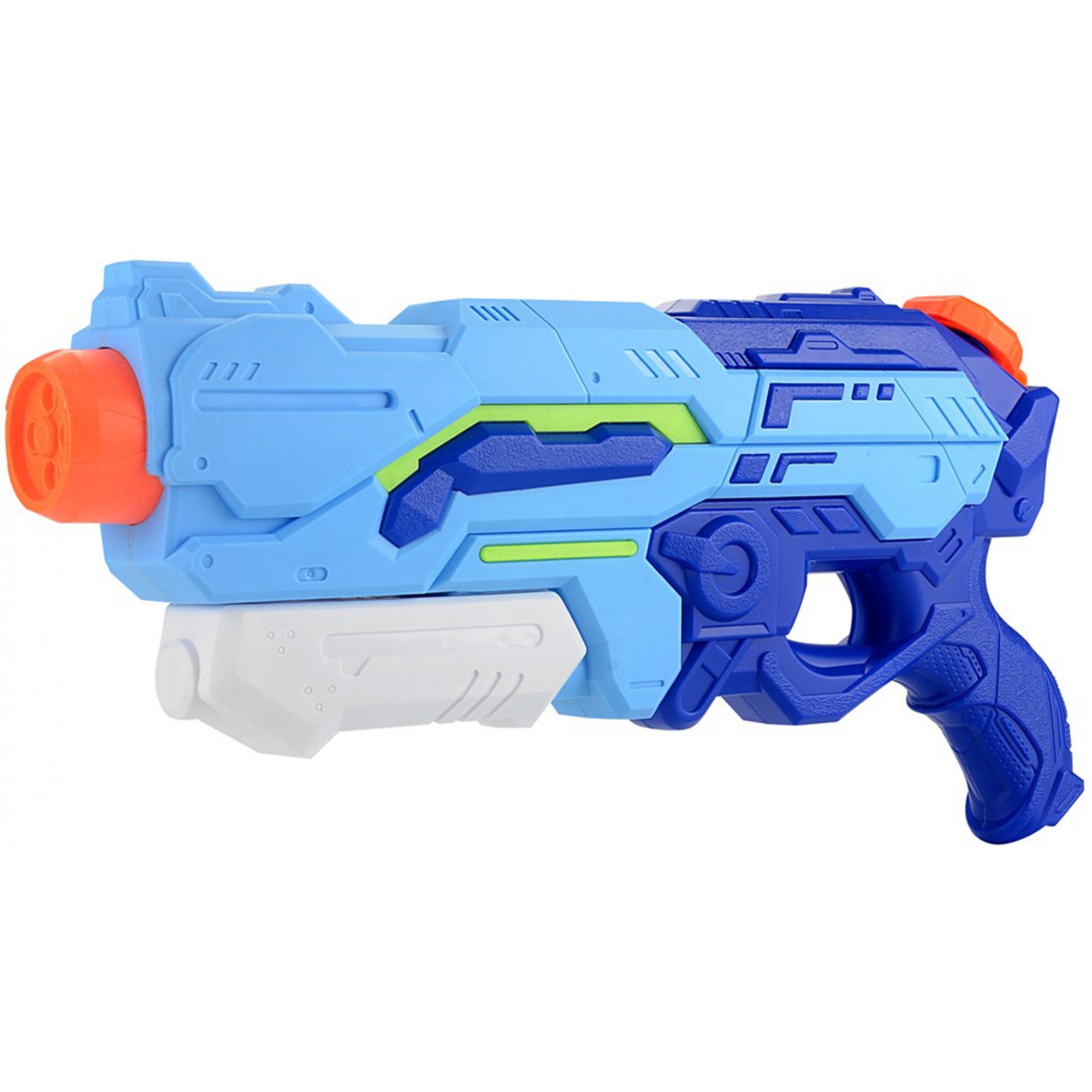 Pistoale cu apa - Pistol cu Apa pentru Copii, Rezervor, Pentru Piscina/Plaja, , 6ani+, Albastru, 1200ML