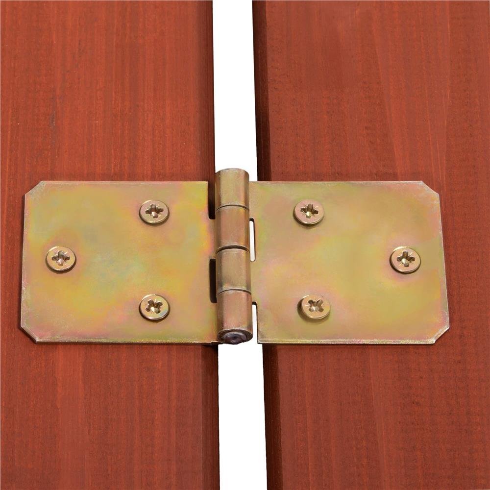 Lada nisip din lemn pliabila cu capac si bancute, 120x120x41 cm, maro [14]