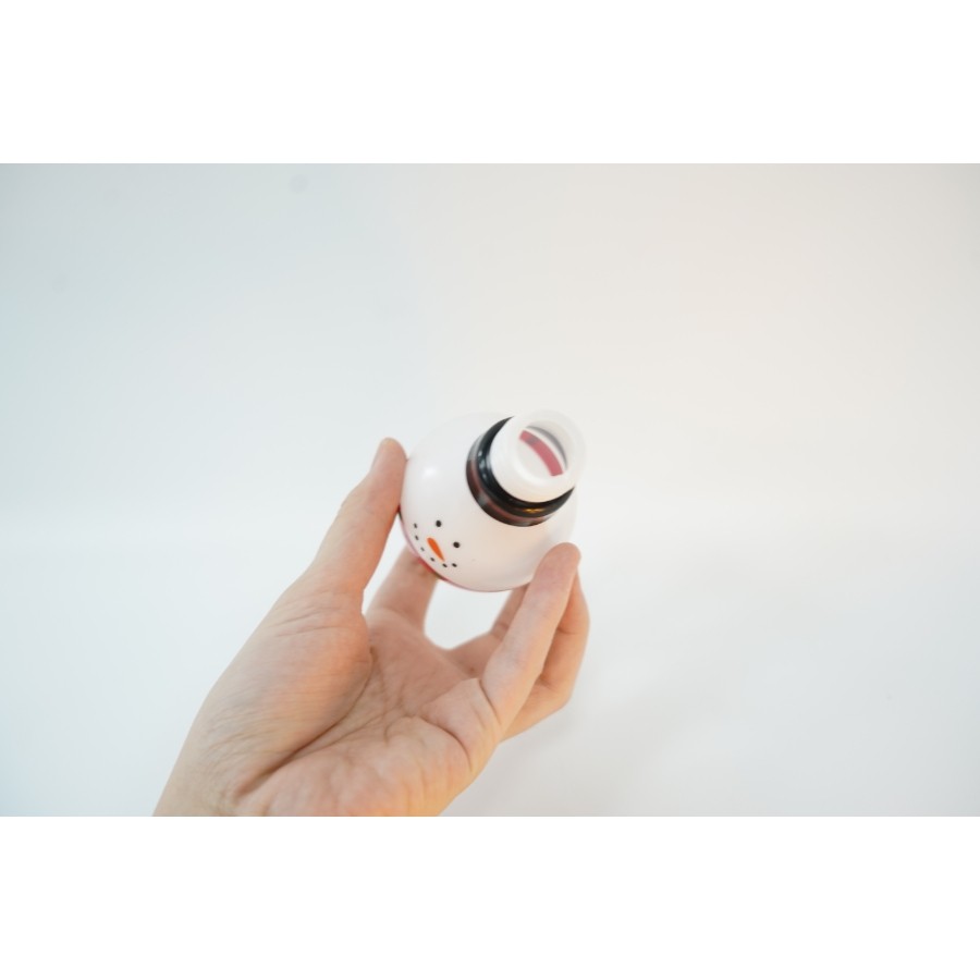 Set 10 Ornamente pentru Instalatie, , Atasare la Instalatia de Craciun, Design Festiv, Protectie Becuri Instalatie, Rezistente la Zapada, Interior/ Exterior, Model Om de zapada [2]