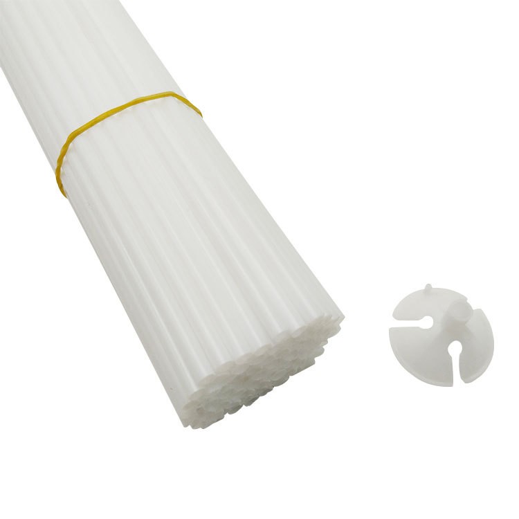 Set 100 Bete cu Rozete pentru Baloane, , Suporturi de plastic, Usor de instalat, Reutilizabil, Pentru aniversare, Nunta, Ziua de Nastere, Decor, 40 cm, Transparente [2]