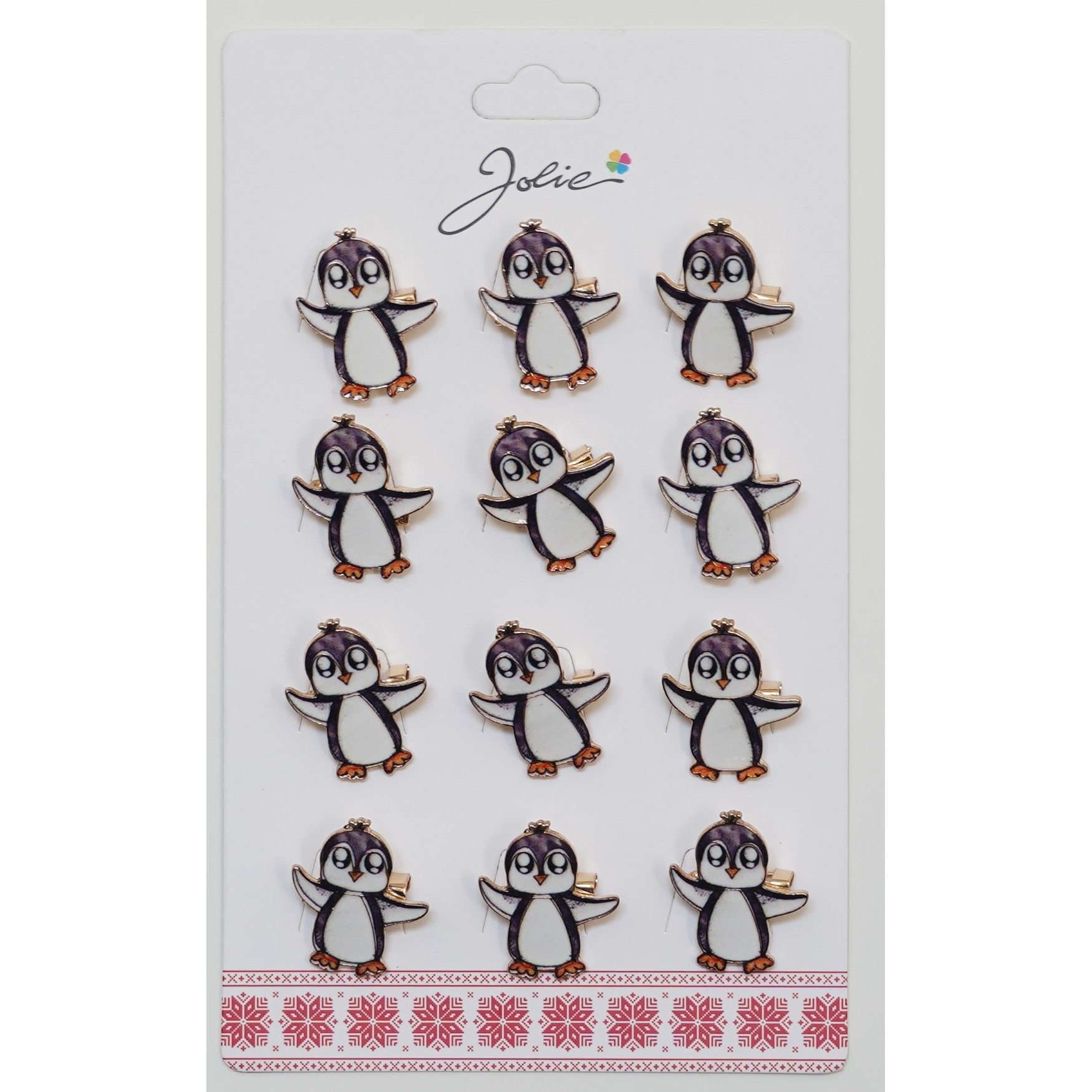 Seturi Brose - Set 12 Brose Martisor Copii Pinguin