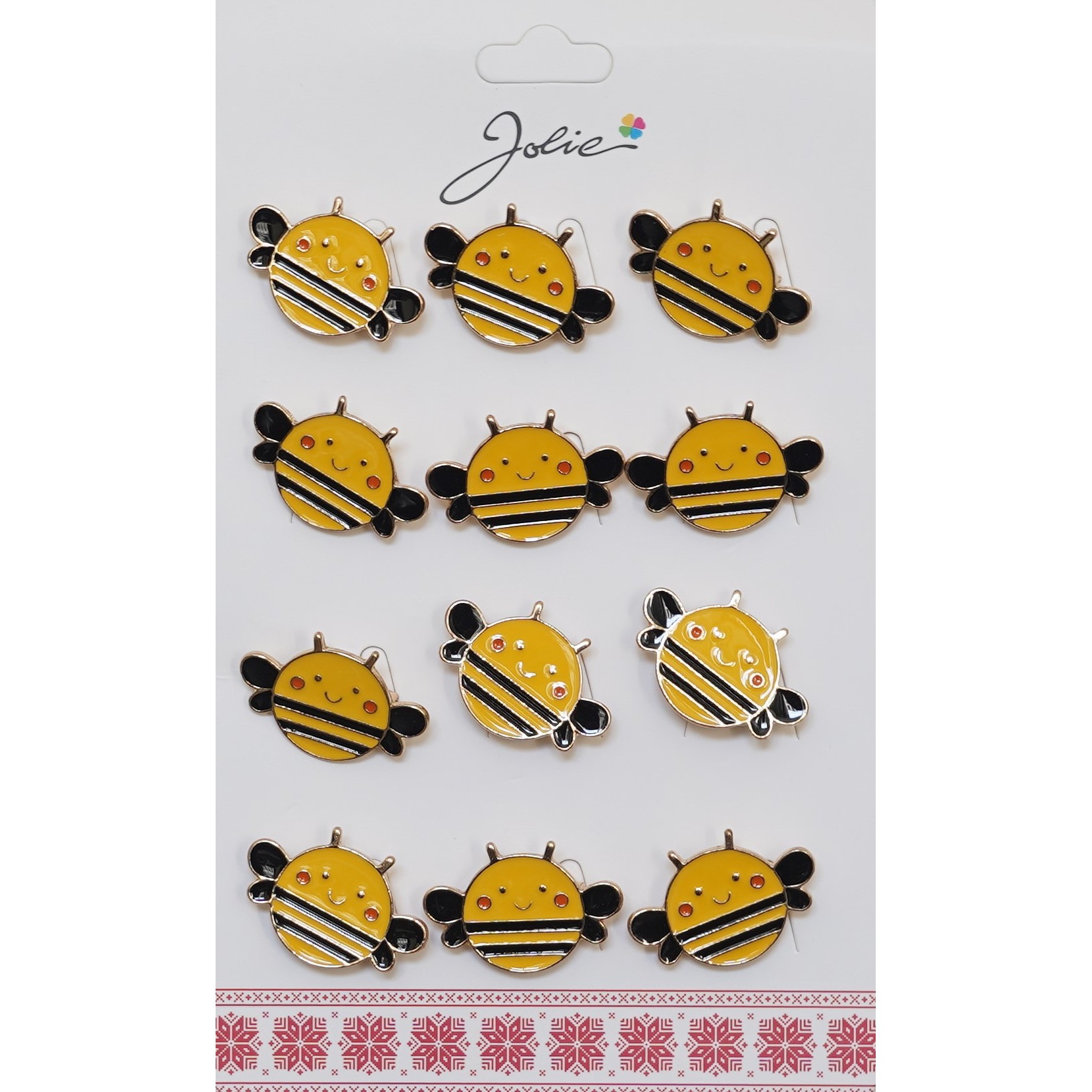 Seturi Brose - Set 12 Brose Martisor pentru Copii Albina Galbena