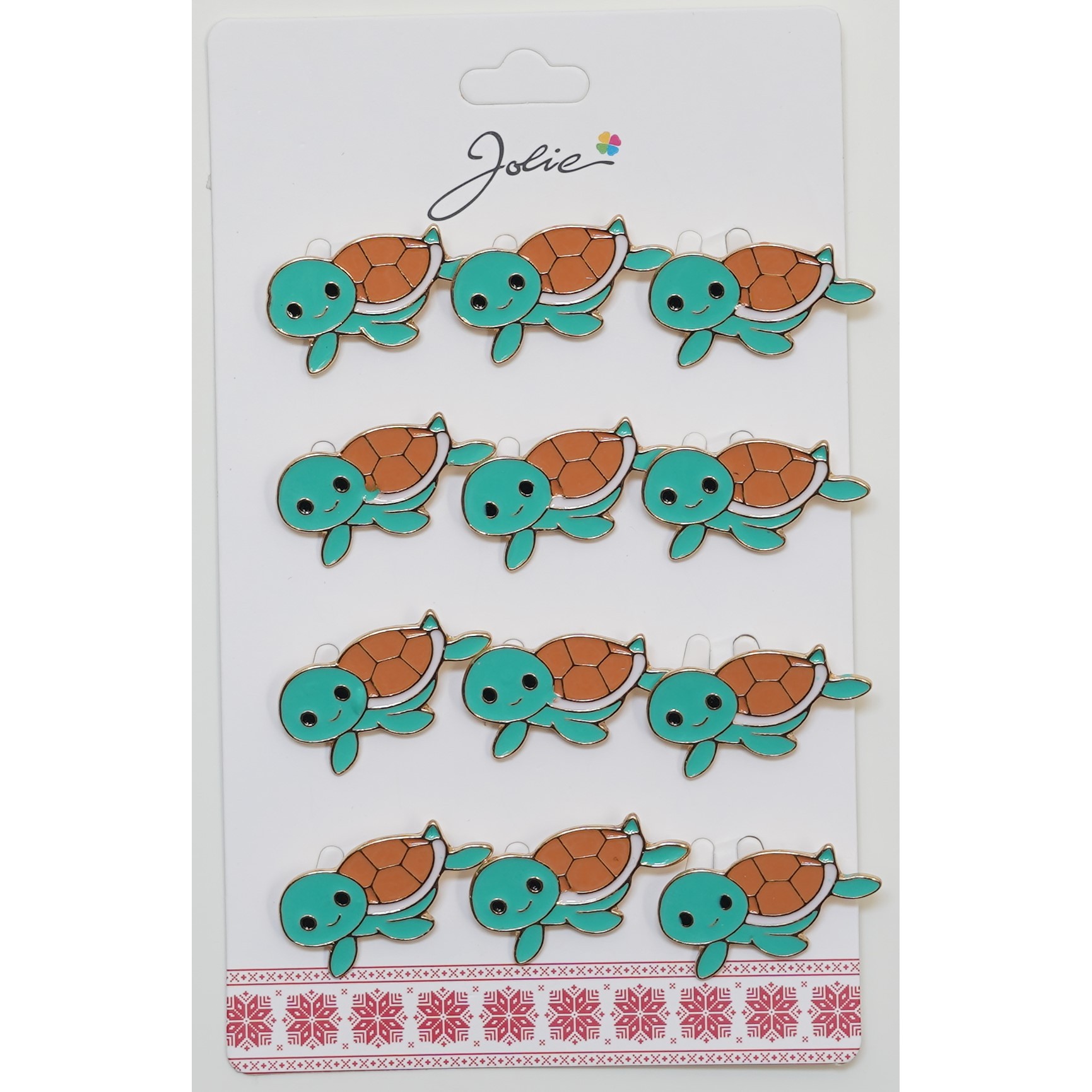 ✨TOATE PRODUSELE✨ - Set 12 Brose Martisor pentru Copii Broasca Testoasa