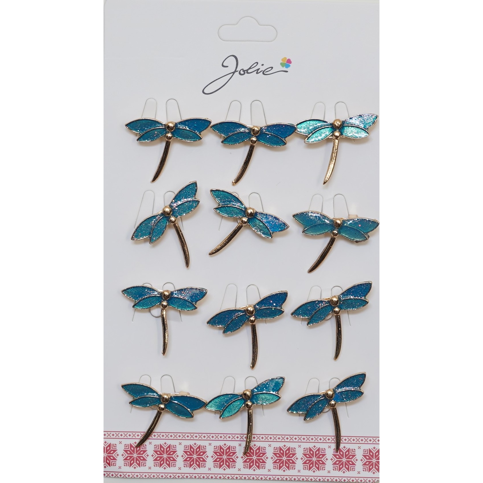 Seturi Brose - Set 12 Brose Martisor pentru Copii Libelula