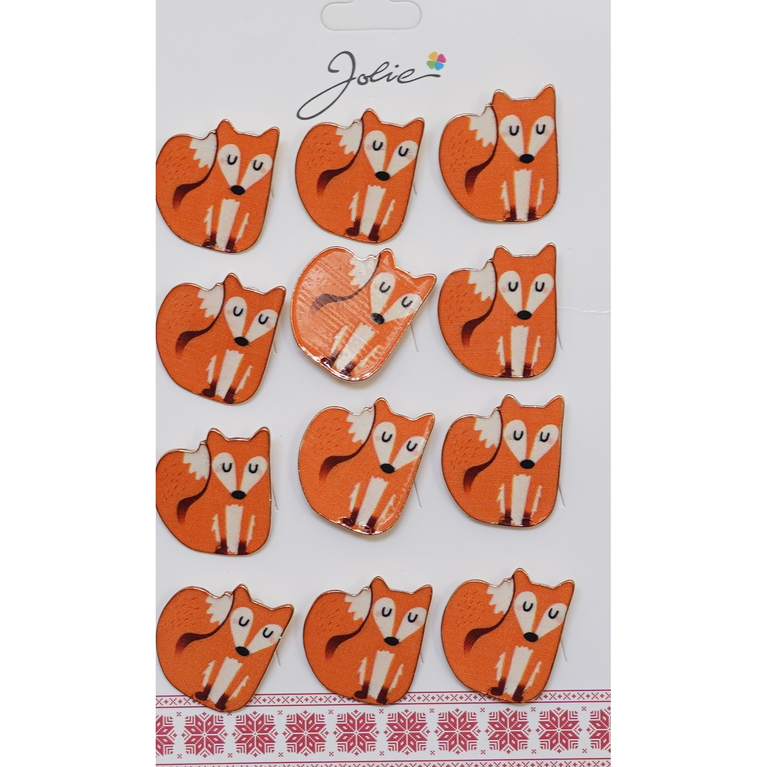 ✨TOATE PRODUSELE✨ - Set 12 Brose Martisor pentru Copii Vulpe Timida