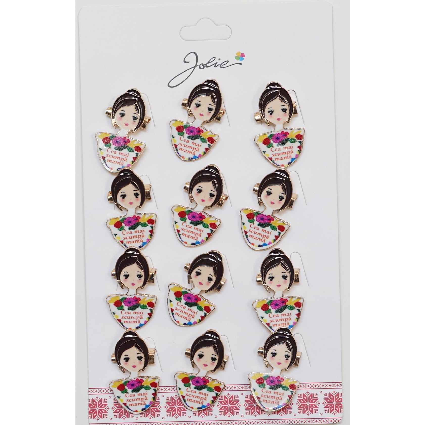 Set 12 Brose Martisor Primavara Cea Mai Scumpa Mama [1]