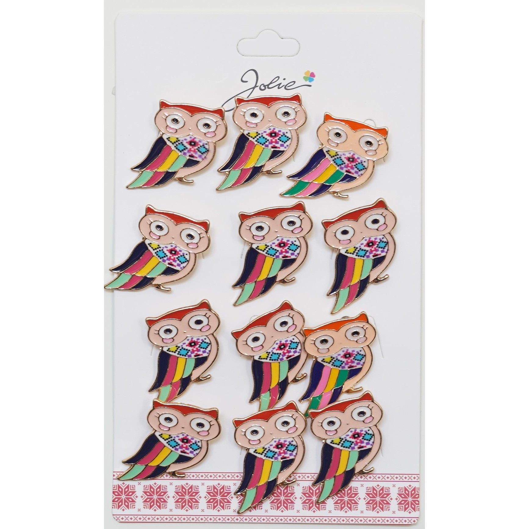 ✨TOATE PRODUSELE✨ - Set 12 Brose Martisor Primavara Pasare Colorata