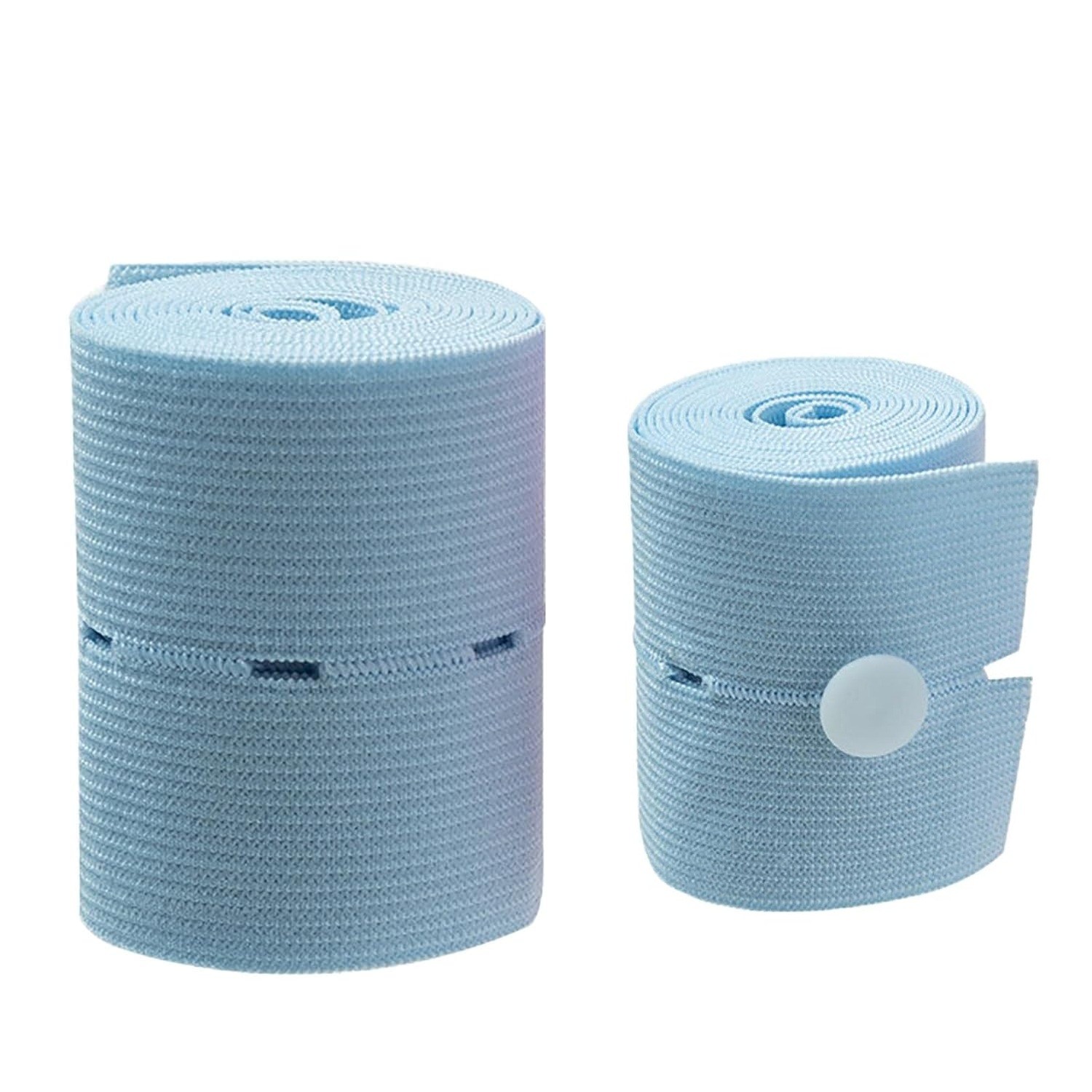 Diverse Casa - Set 2 Centuri de Monitorizare a Ritmului Cardiac Fetal, , Material Moale si Elastic, 6 x 130 cm, Albastru