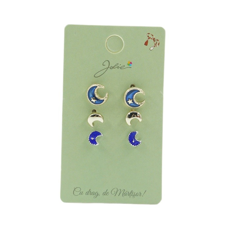 Set 3 Perechi Cercei Semiluna [1]