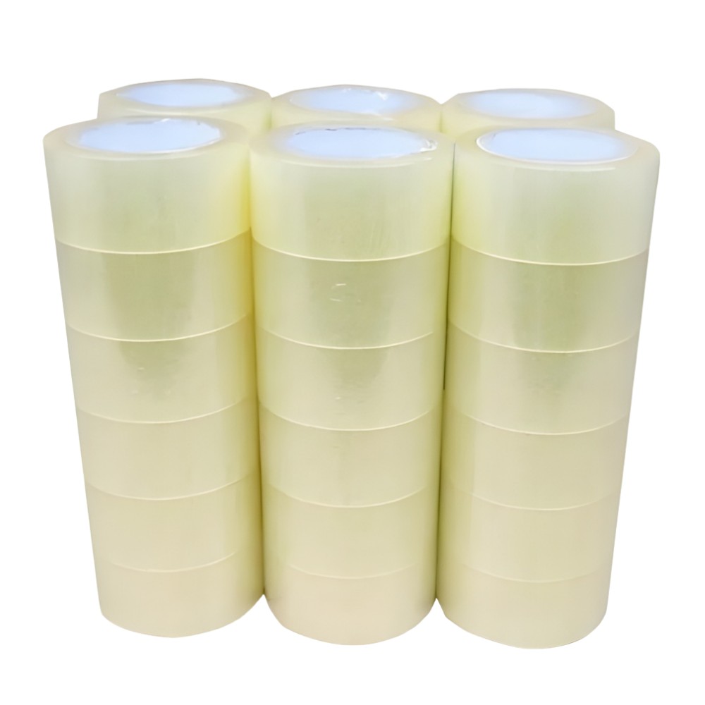 ✨TOATE PRODUSELE✨ - Set 36 Role Banda Adeziva Acrilica, 48mmx60m, Rezistenta, Impachetare, Transparenta