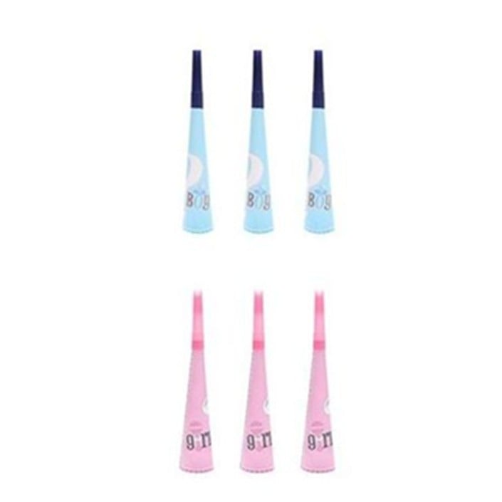 ✨TOATE PRODUSELE✨ - Set 6 Suflatori Gender Reveal, , Girl or Boy, din Carton, 20 x 5 cm, Roz/Albastru