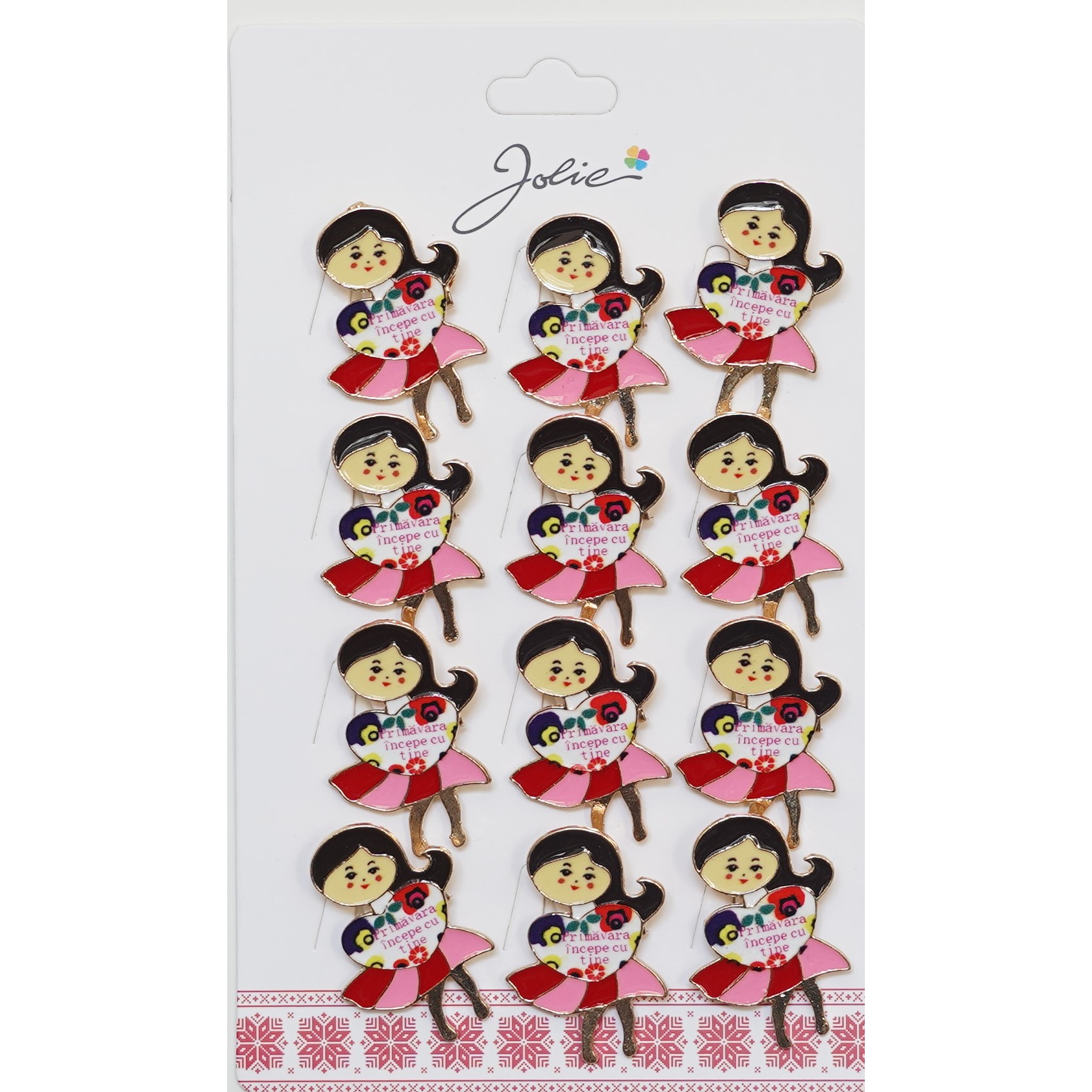 ✨TOATE PRODUSELE✨ - Set 12 Brose Martisor Primavara cu Mesaj Primavara Incepe cu Tine