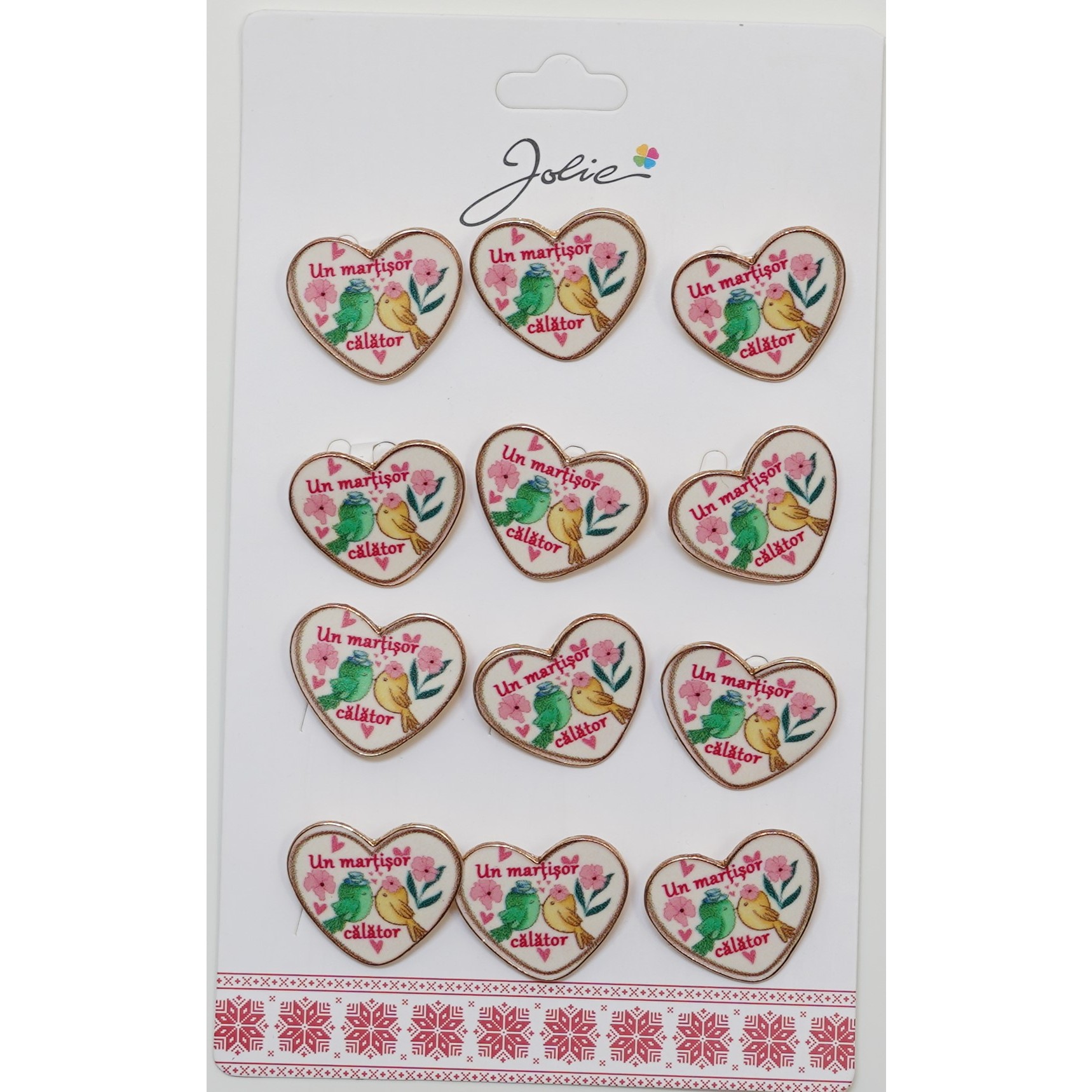 Set 12 Brose Martisor Primavara Inima Un Martisor Calator [1]