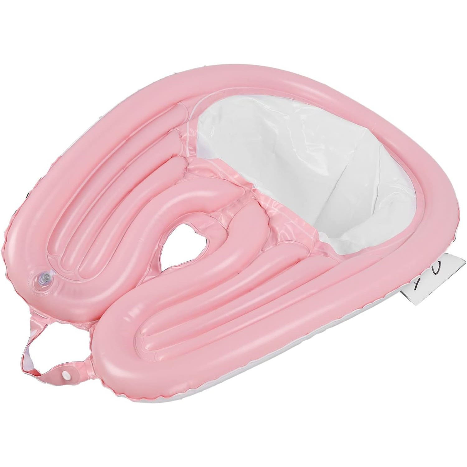 ✨TOATE PRODUSELE✨ - Set Gonflabil pentru Spalat pe Cap, , pentru Copii, Femei Insarcinate si Varstnici, 81 x 60 x 38 cm, Ajustabil, Roz