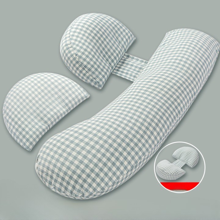 Set Perna pentru Gravide, , Husa Detasabila, Spuma Moale, Utilizare in Forma H si U, Reglabila, Latime Ajustabila, Proactive, Albastru [3]