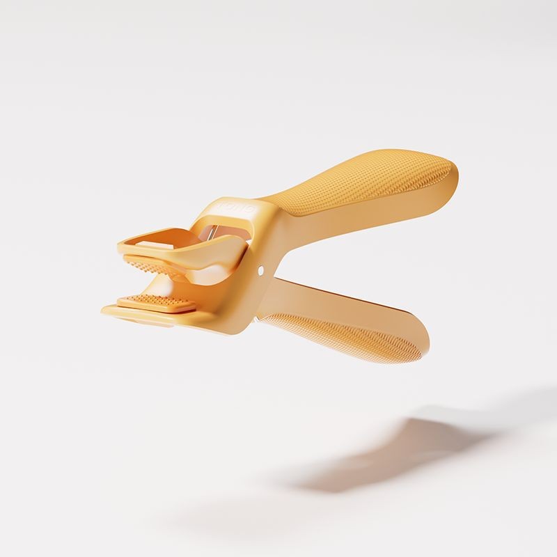 Cleste pentru Boluri, , Anti-Alunecare, din ABS si Silicon, Extindere, pentru Oale, Tigai, de Uz Casnic, Rezistent la Temperaturi Inalte, 16x 10.5 x 3.6 cm Galben [1]