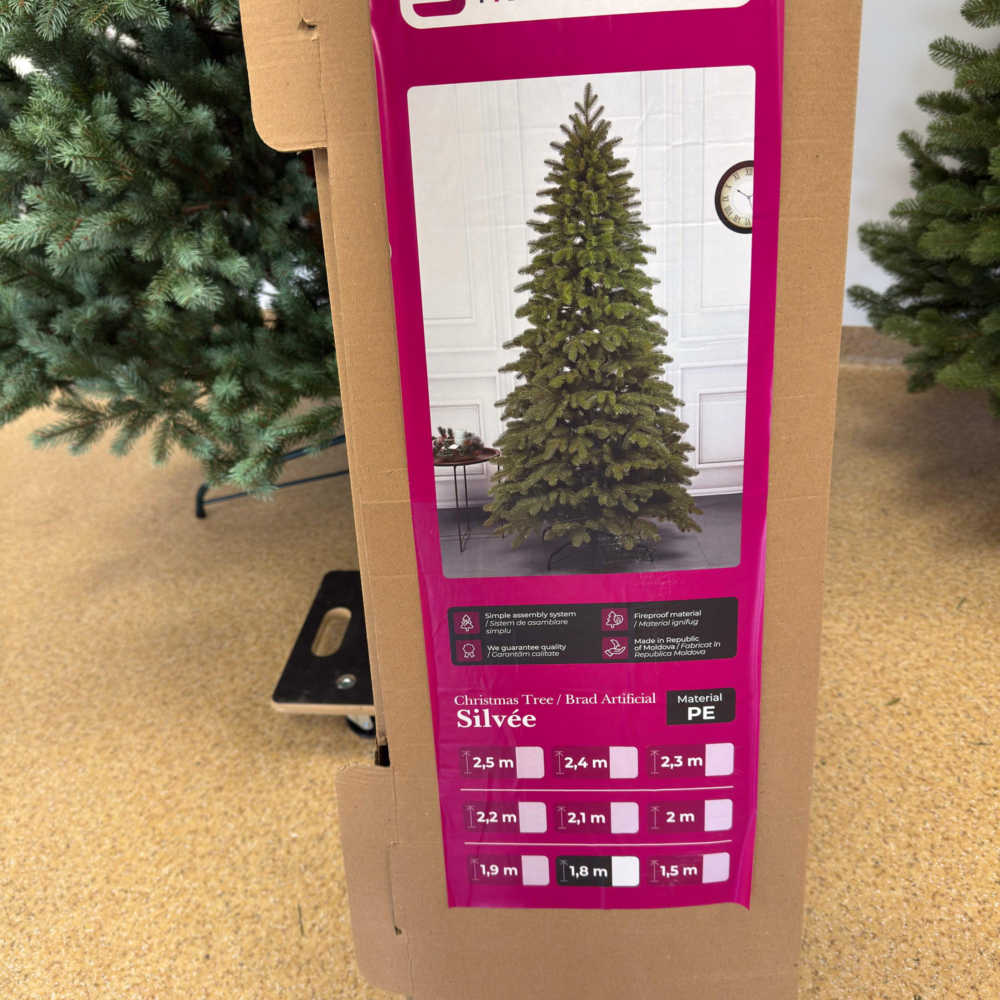 Brad artificial Sersimo, Silvee Elite, verde, integral 3D, 180 cm [13]