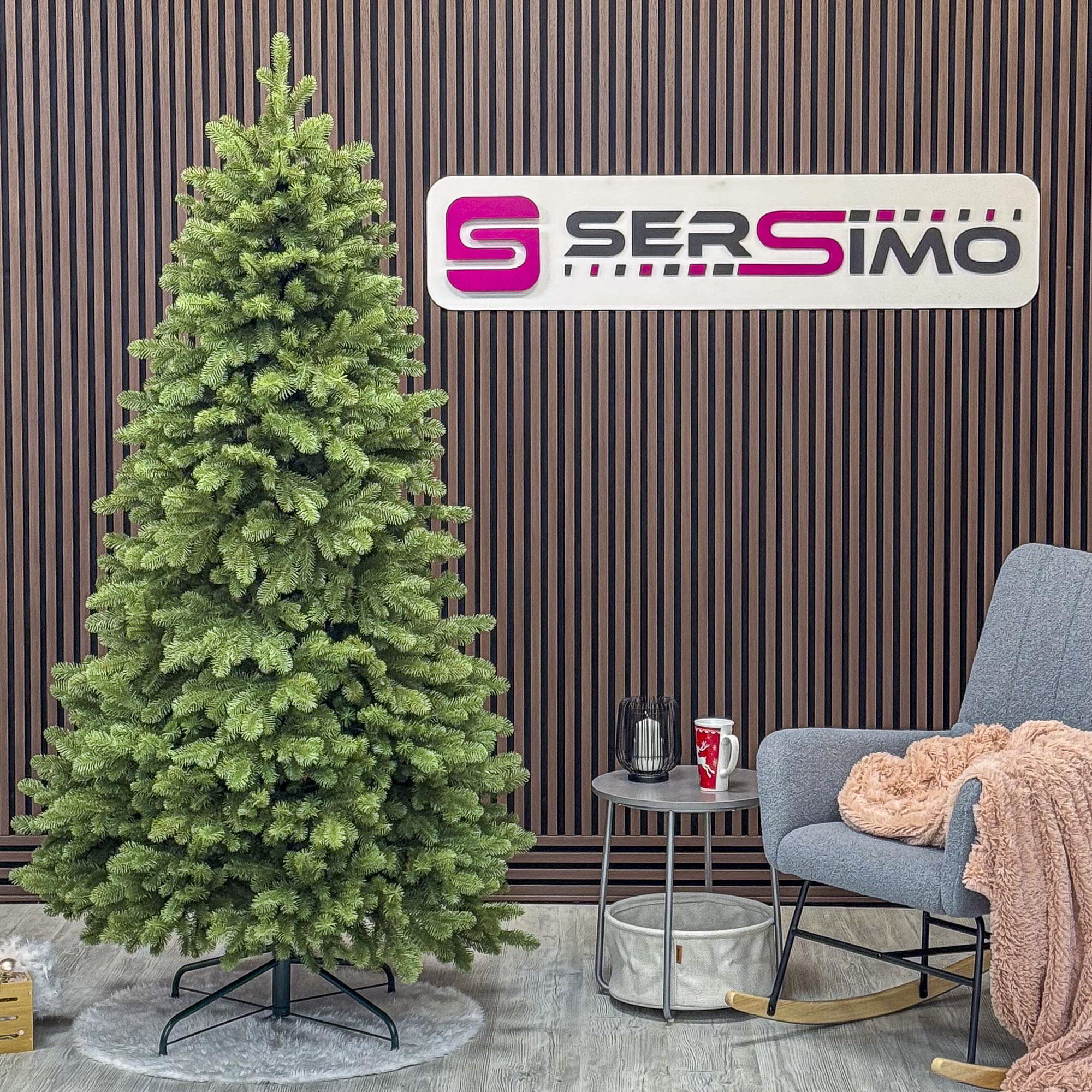 Brad artificial Sersimo, Silvee Elite, verde, integral 3D, 220 cm [6]