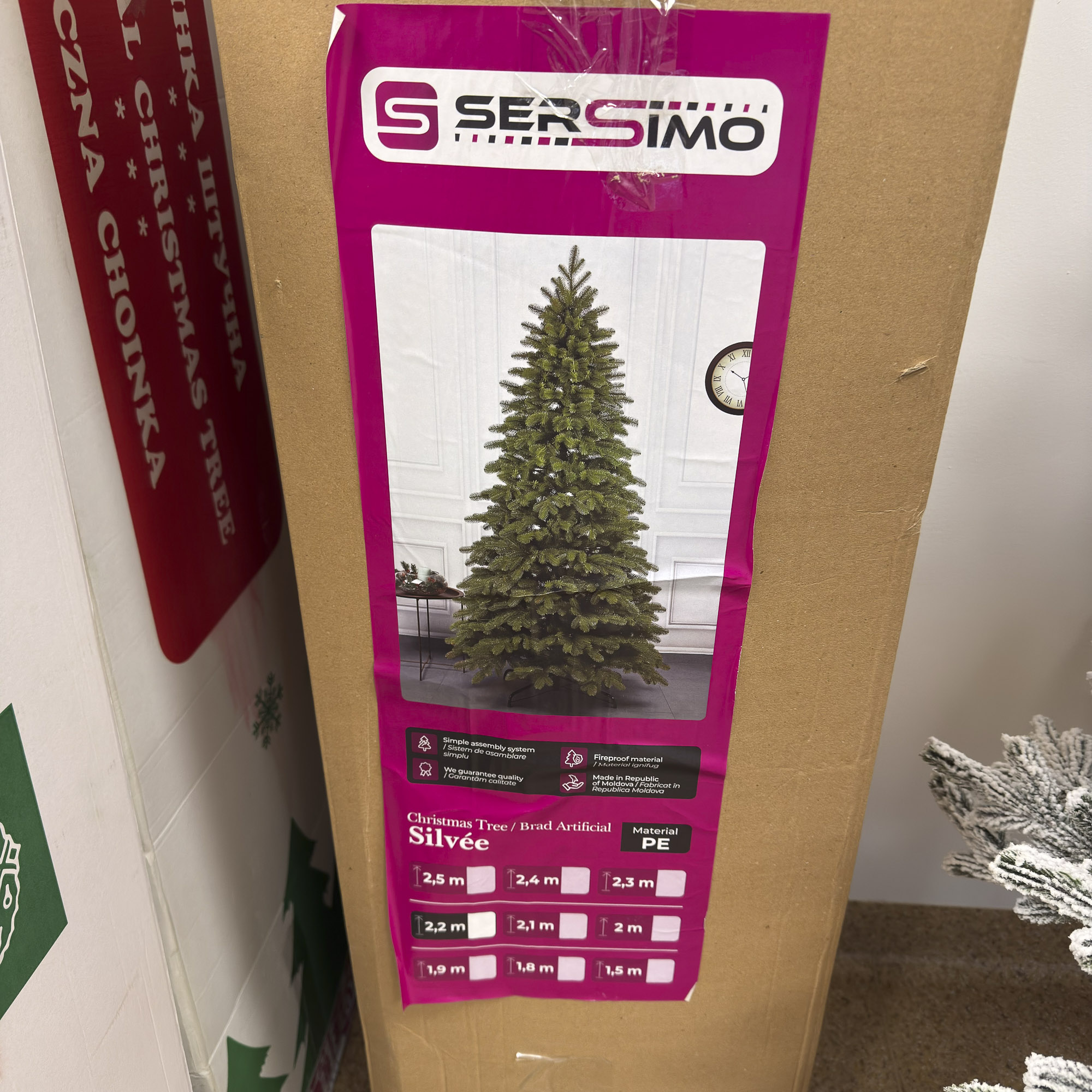 Brad artificial Sersimo, Silvee Elite, verde, integral 3D, 220 cm [12]