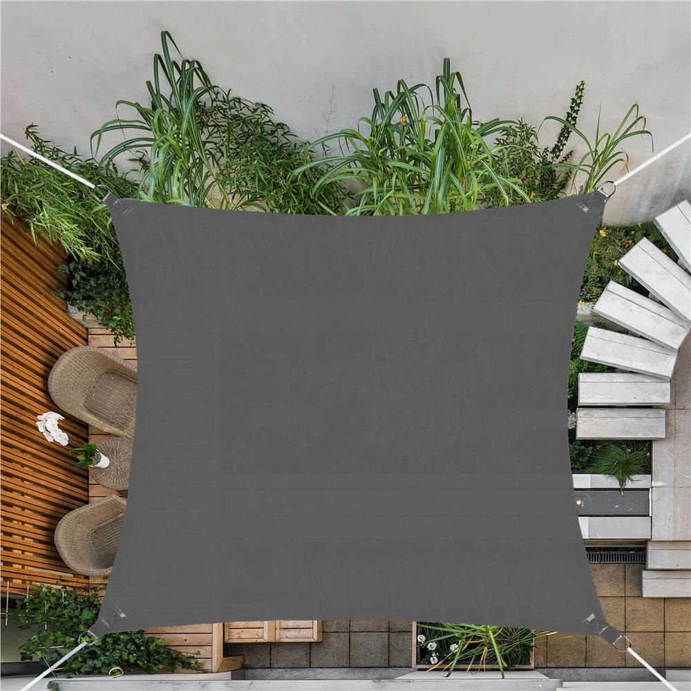 Prelata umbrire 3x3 m pentru terasa sau balcon, impermeabila, protectie UV, gri [26]