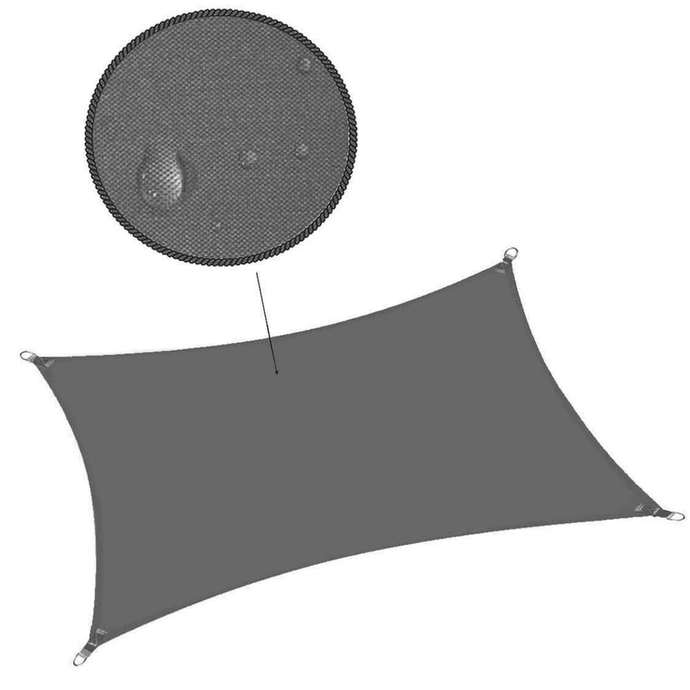 Prelata umbrire 4x3 m pentru terasa sau balcon, impermeabila, protectie UV, gri [18]