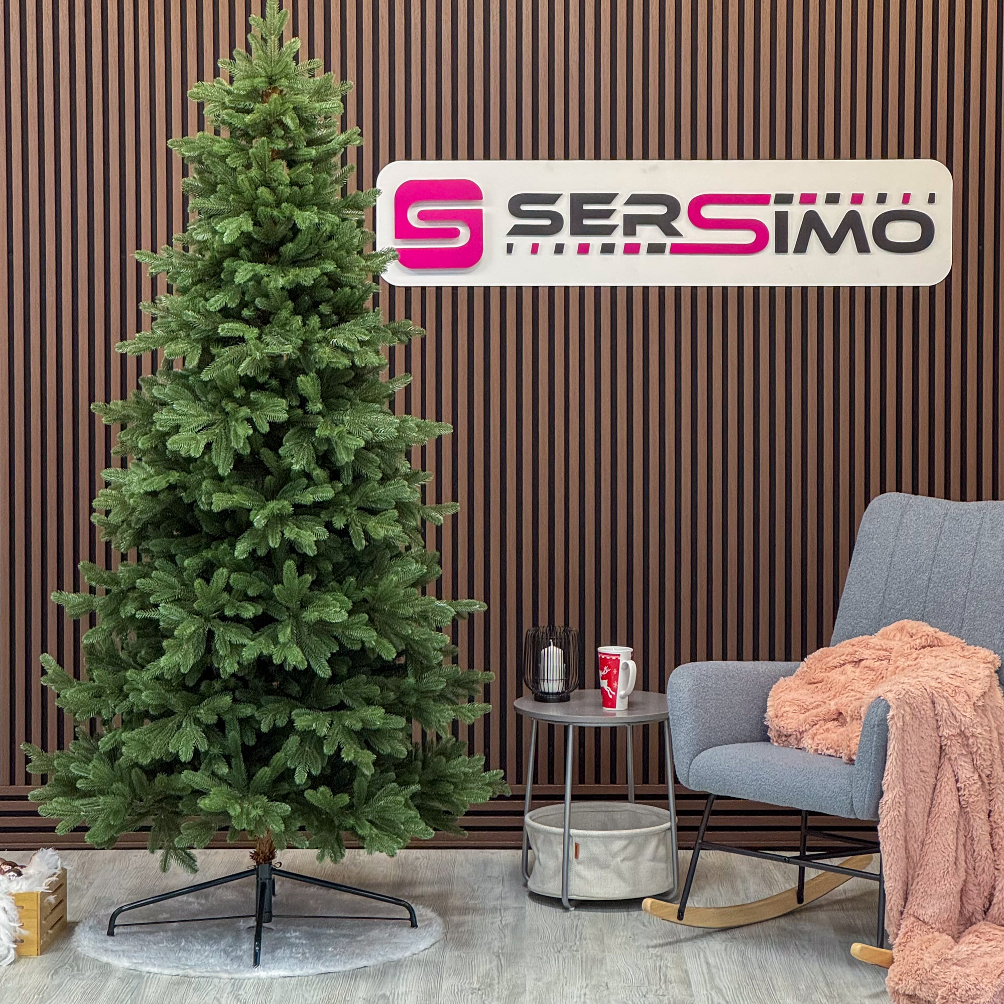 Iarna - Brad artificial Sersimo, Sofie Elite, verde, integral 3D, 230 cm