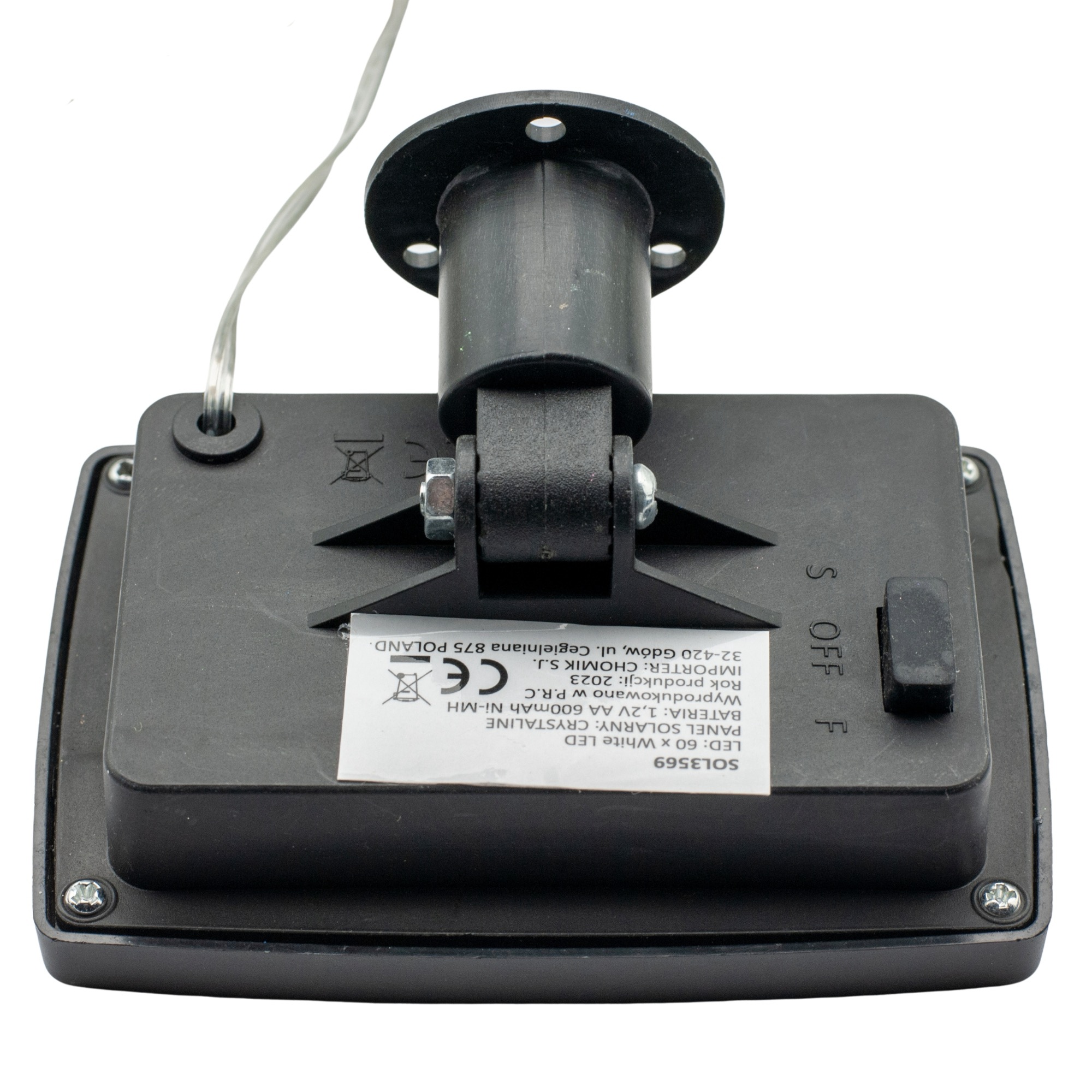 Ghirlanda luminoasa, LED, model Felisi, 20 becuri, 580cm, incarcare solara, lumina alb multicolor [12]