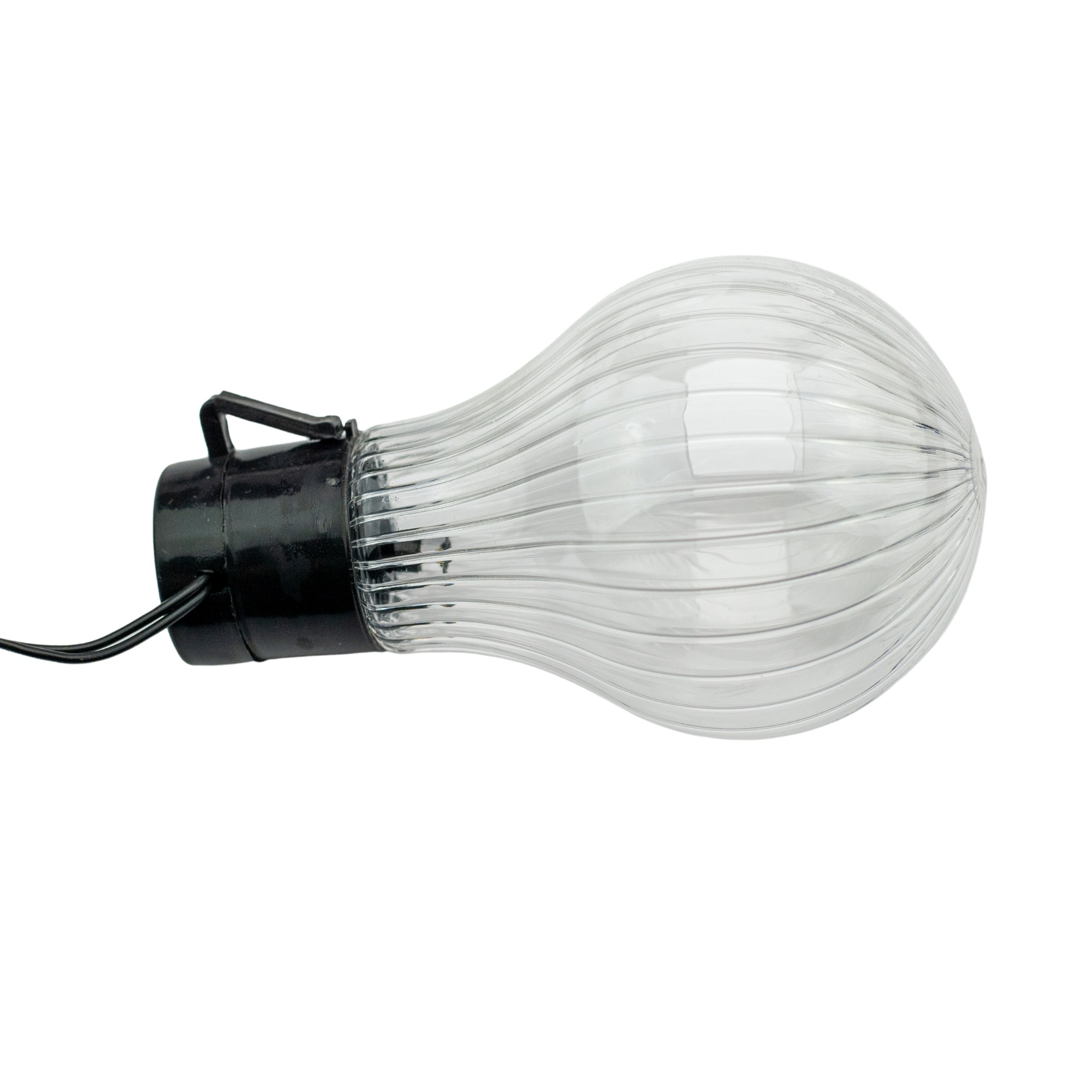 Ghirlanda luminoasa, LED, model Stripes, 10 becuri, 380cm, incarcare solara, lumina alb cald [9]