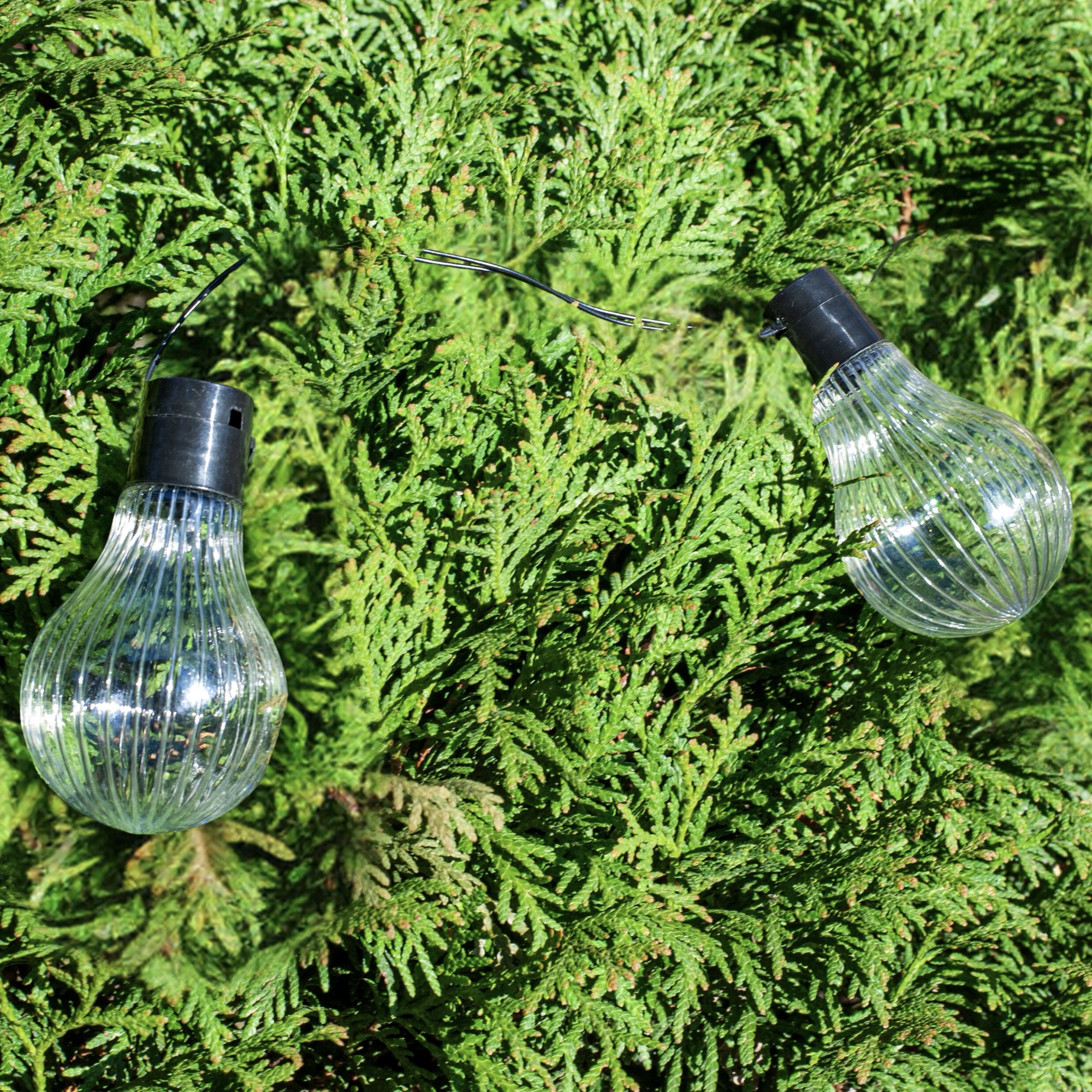 Ghirlanda luminoasa, LED, model Stripes, 20 becuri, 580cm, incarcare solara, lumina alb cald [9]