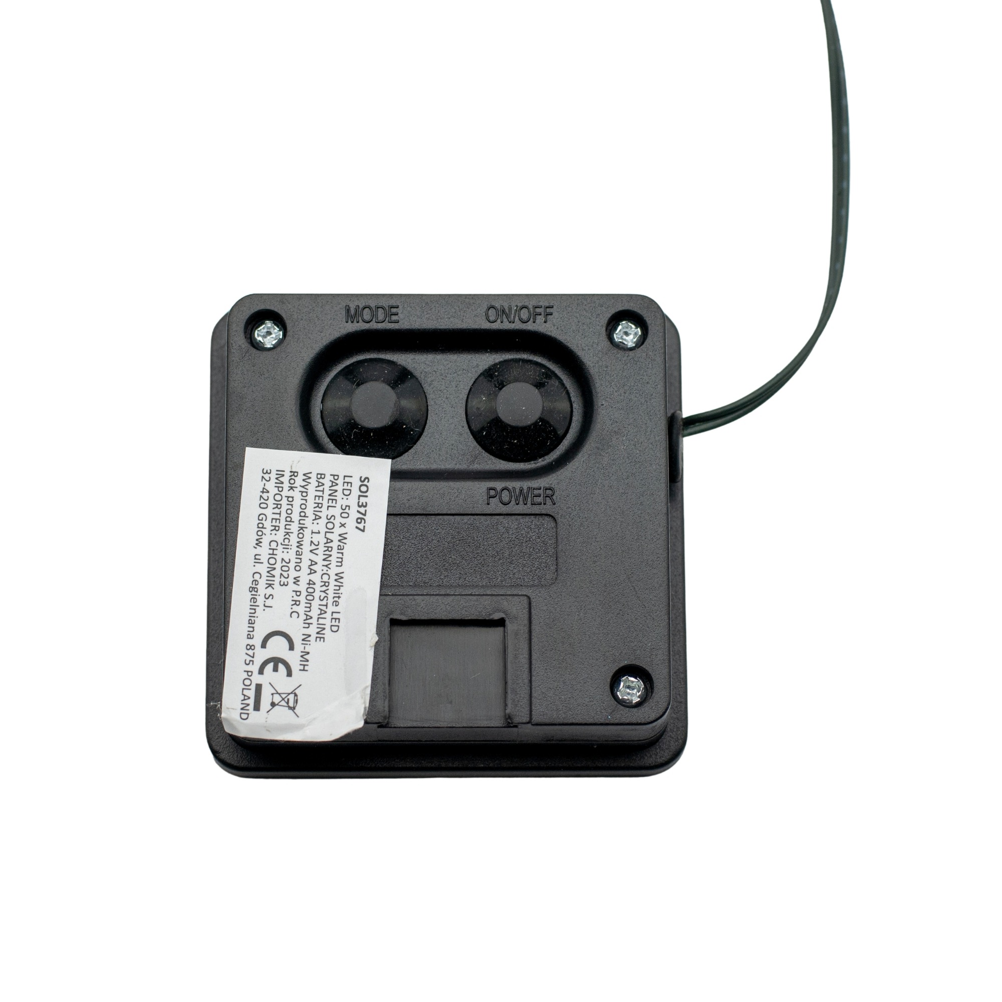 Ghirlanda luminoasa, LED, model Bubble, 50 becuri, 935cm, incarcare solara, lumina alb cald [12]